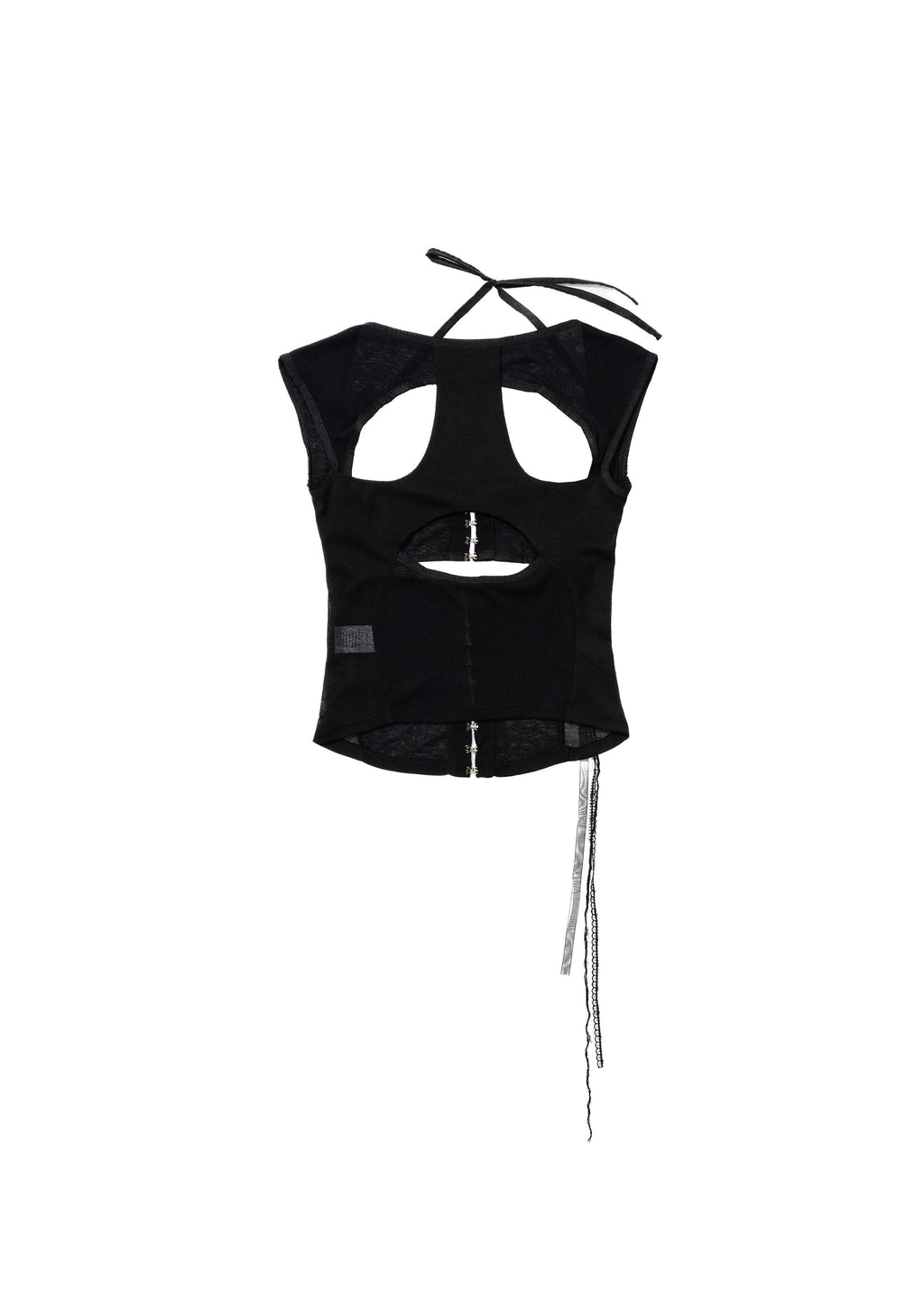 Hyein Seo - Layered Slash Top (Black) product image 6 | TRAB K-Fashion Australia