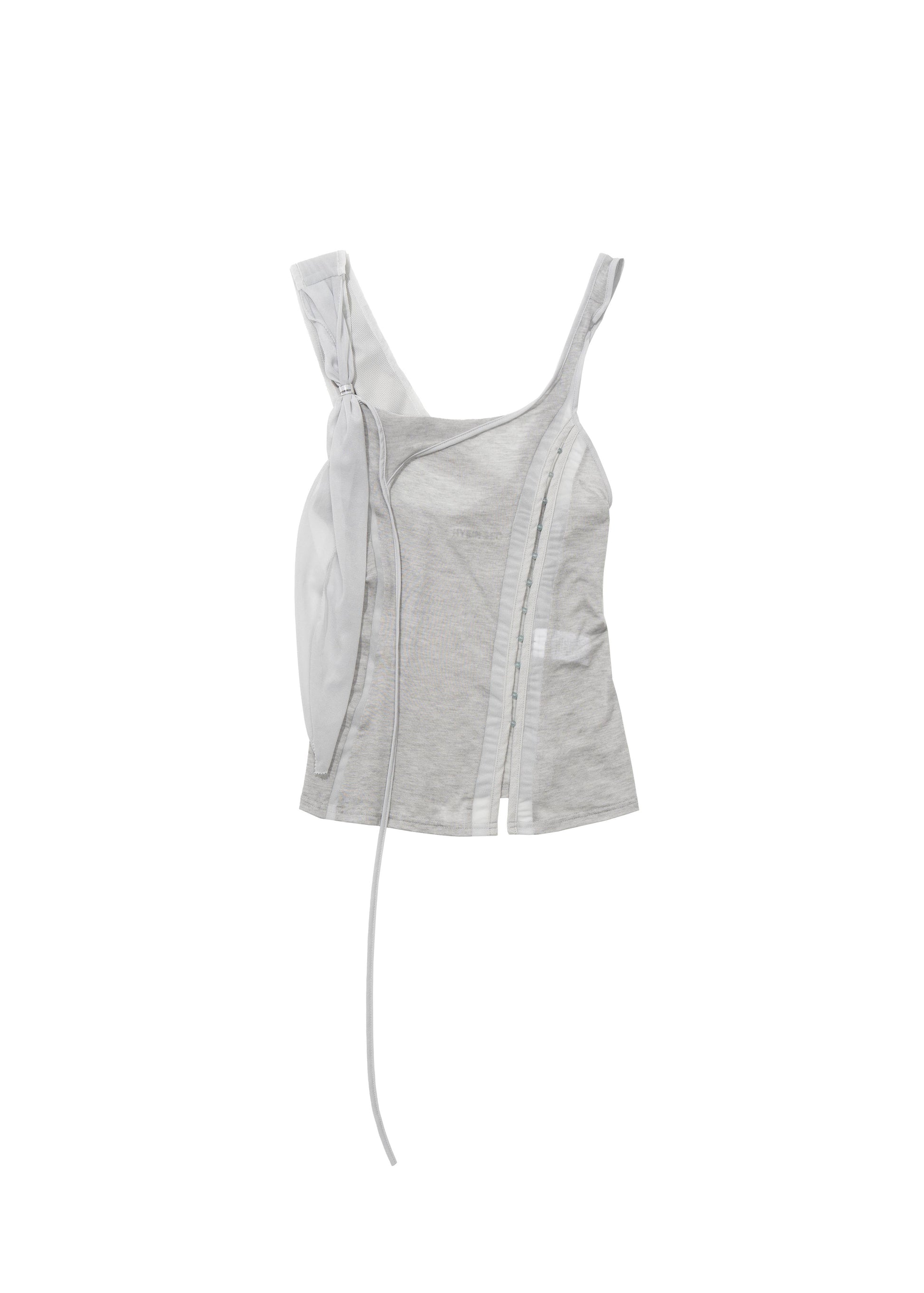 Hyein Seo - Beaded Strap Top (Ash Grey) product image 5 | TRAB K-Fashion Australia
