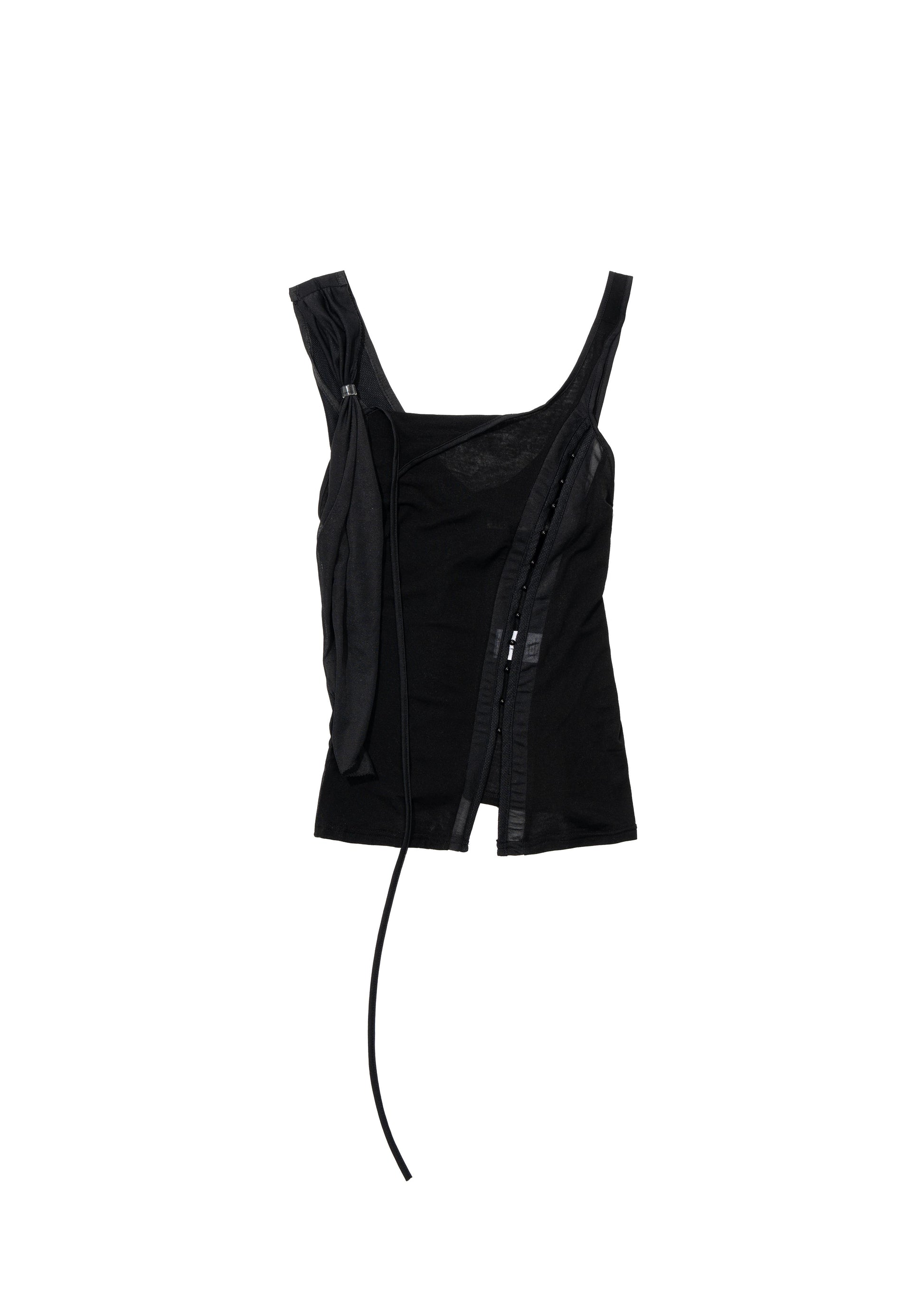 Hyein Seo - Beaded Strap Top (Black) product image 6 | TRAB K-Fashion Australia