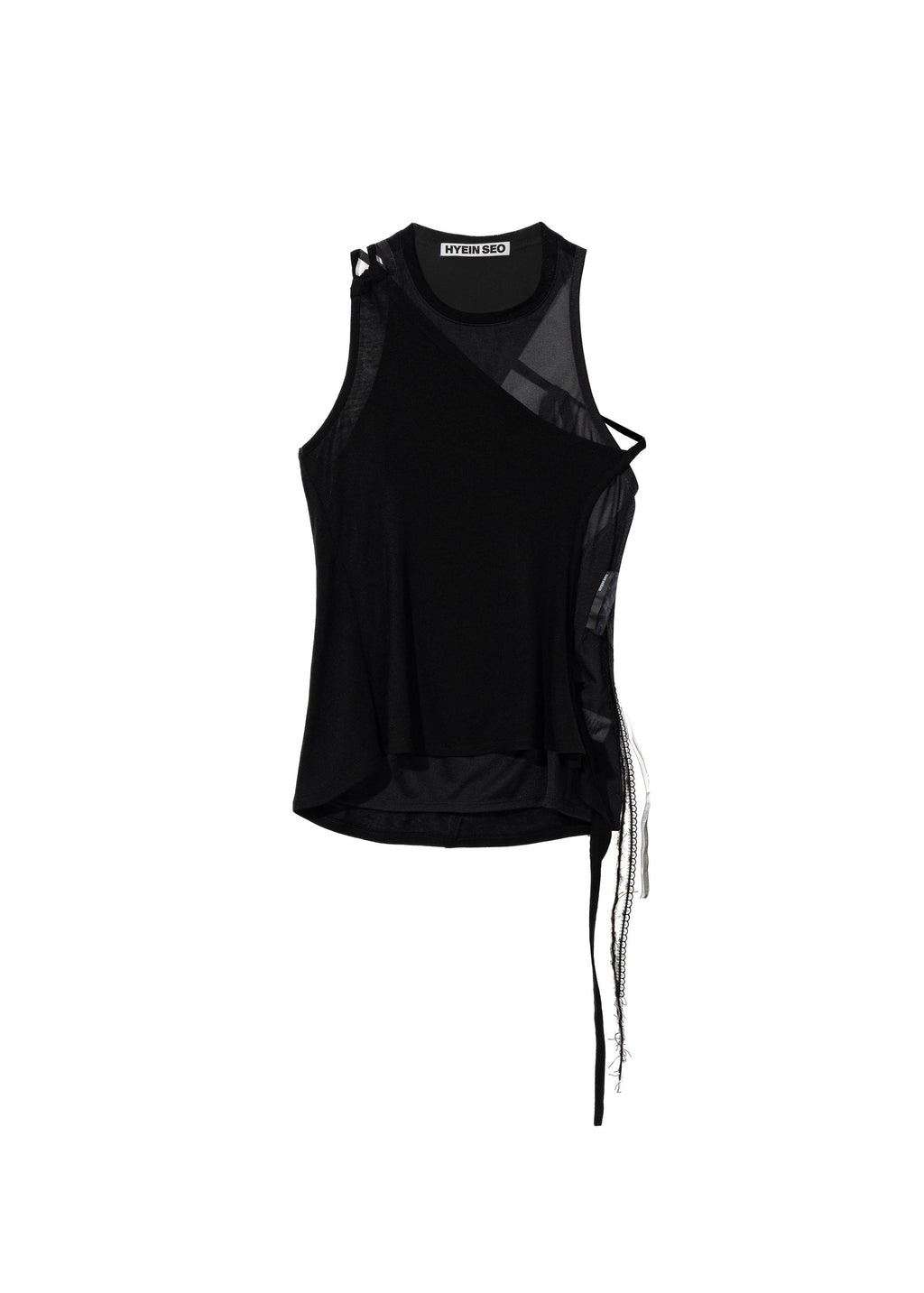 Hyein Seo - Layered Halter Top (Black) product image 3 | TRAB K-Fashion Australia