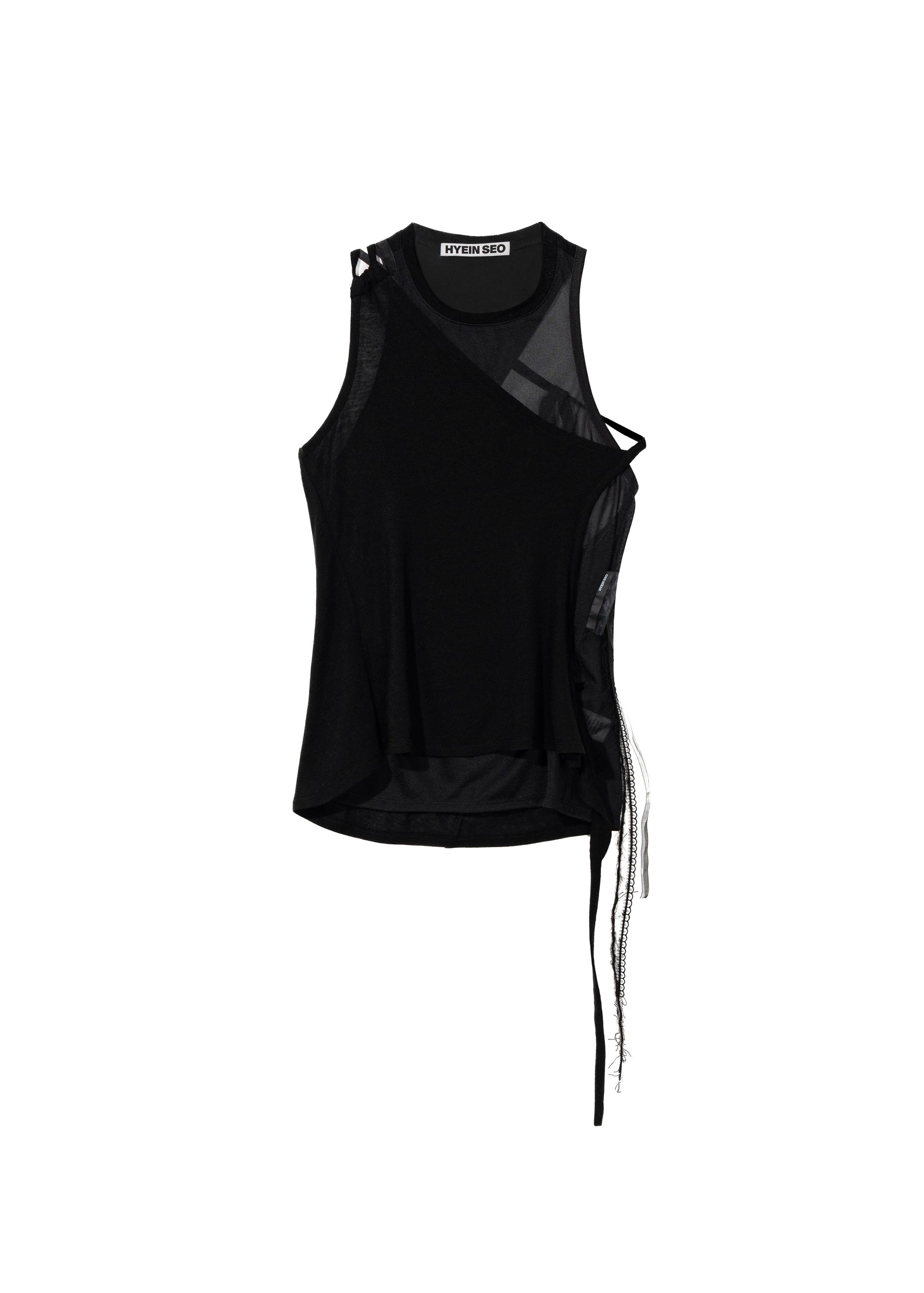 Hyein Seo - Layered Halter Top (Black) product image 3 | TRAB K-Fashion Australia
