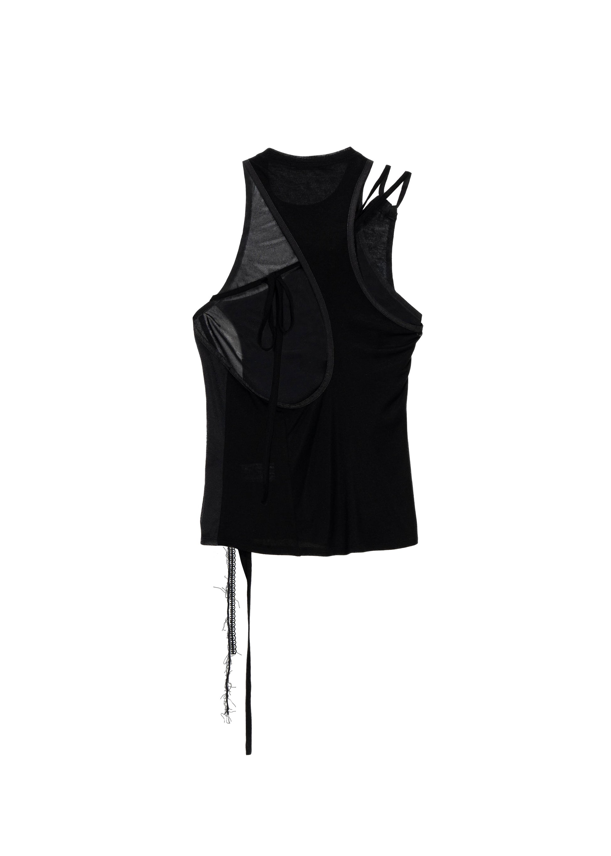Hyein Seo - Layered Halter Top (Black) product image 4 | TRAB K-Fashion Australia