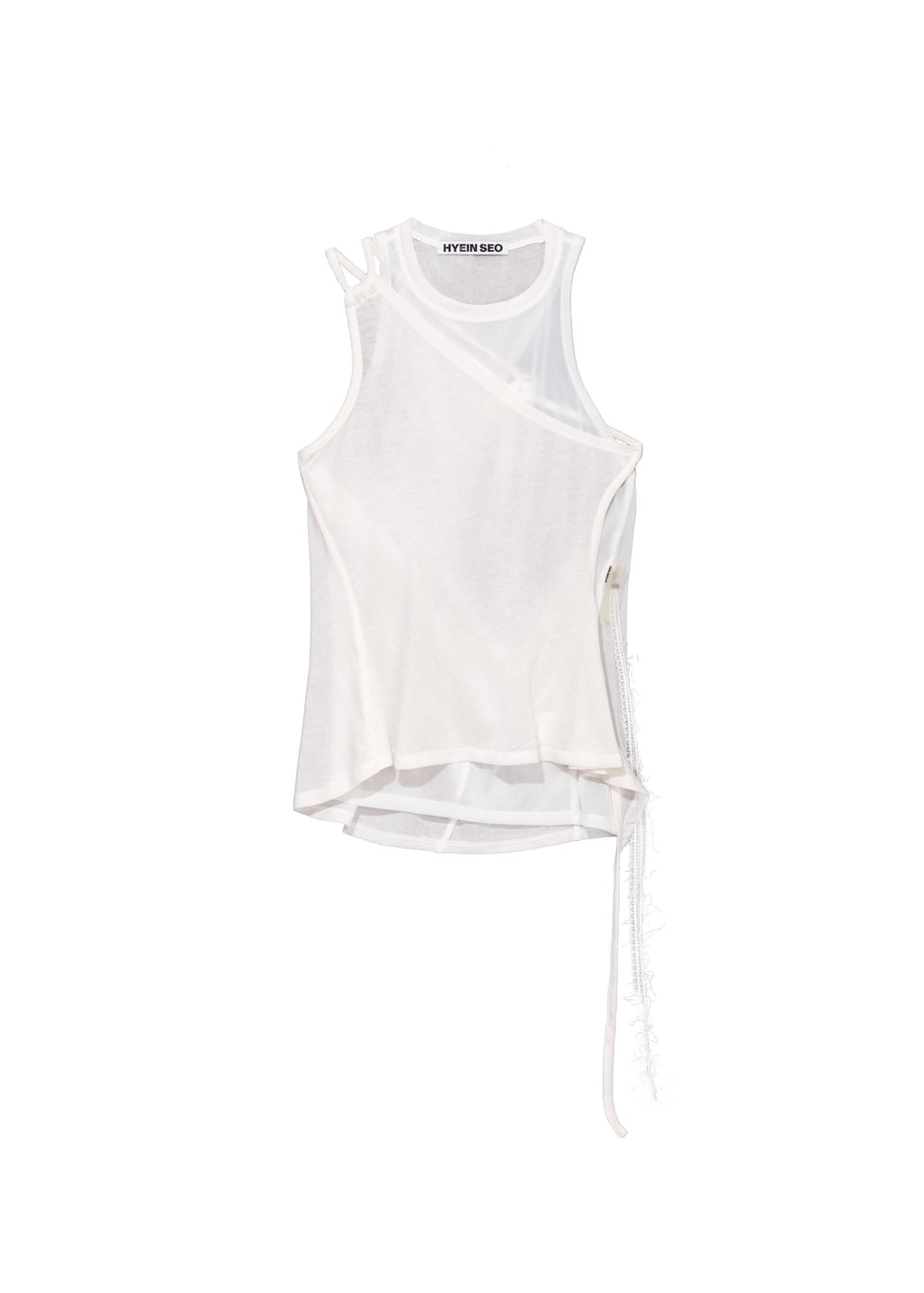 Hyein Seo - Layered Halter Top (White) product image 5 | TRAB K-Fashion Australia