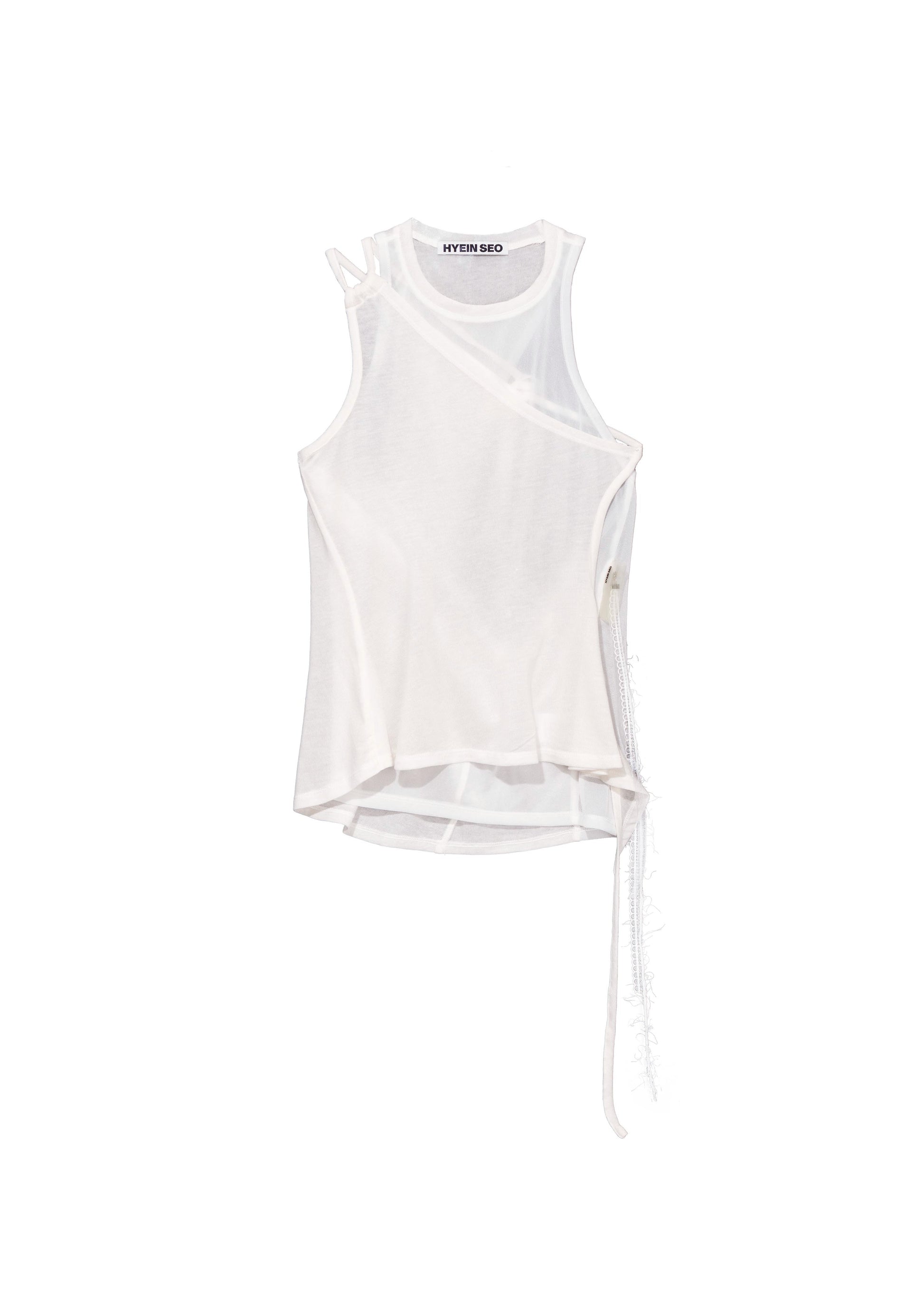 Hyein Seo - Layered Halter Top (White) product image 5 | TRAB K-Fashion Australia