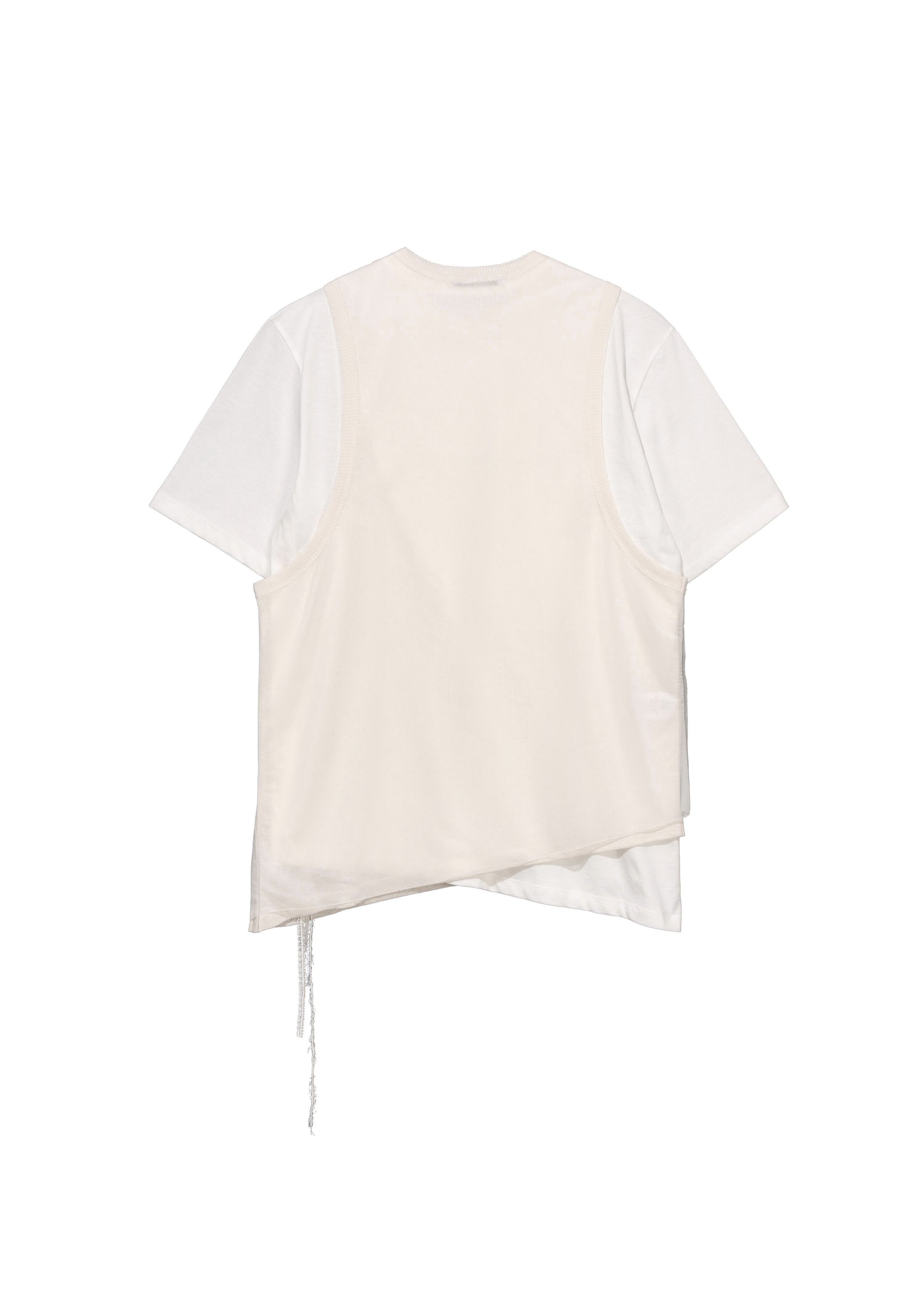 Hyein Seo - Double Layer T-Shirt (Ivory) product image 10 | TRAB K-Fashion Australia