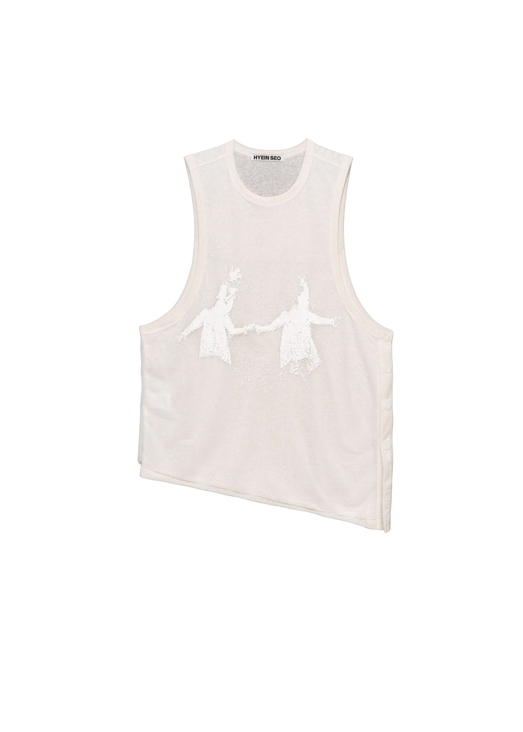 Hyein Seo - Double Layer T-Shirt (Ivory) product image 12 | TRAB K-Fashion Australia