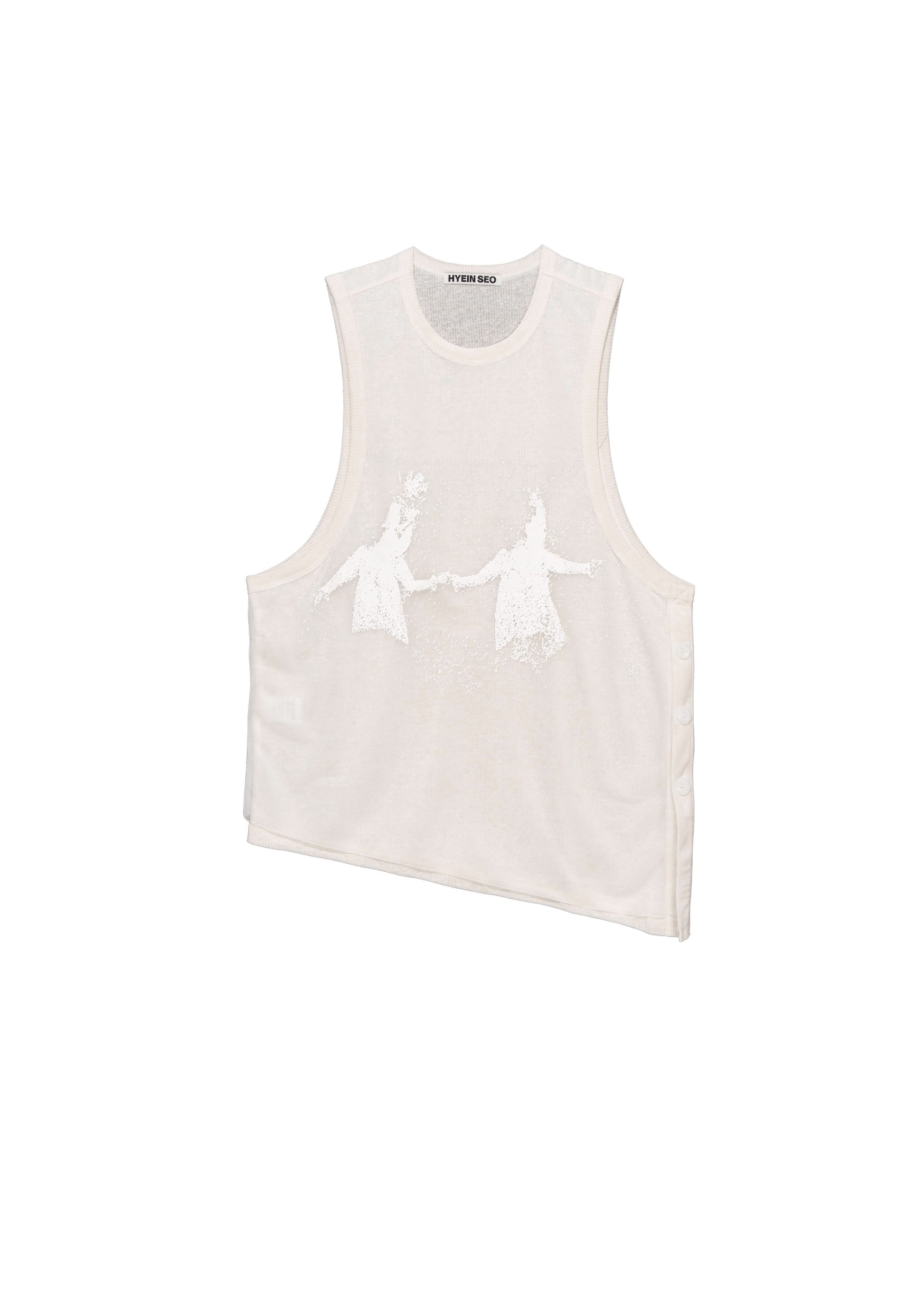 Hyein Seo - Double Layer T-Shirt (Ivory) product image 12 | TRAB K-Fashion Australia