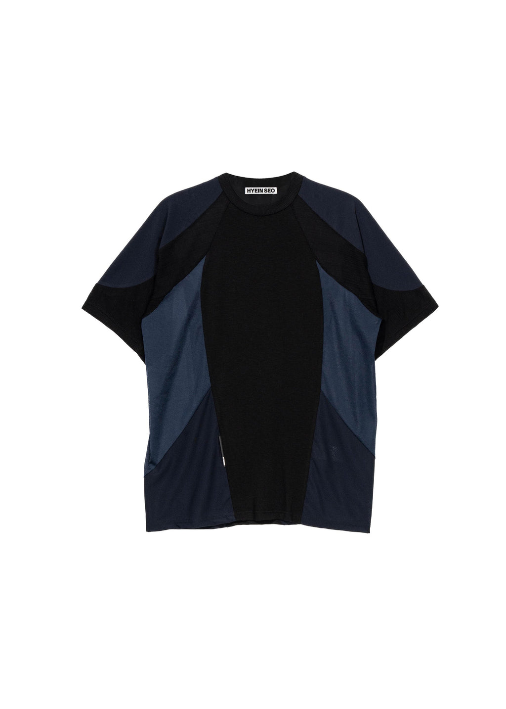 Hyein Seo - Paneled T-Shirt (Black) product image 7 | TRAB K-Fashion Australia