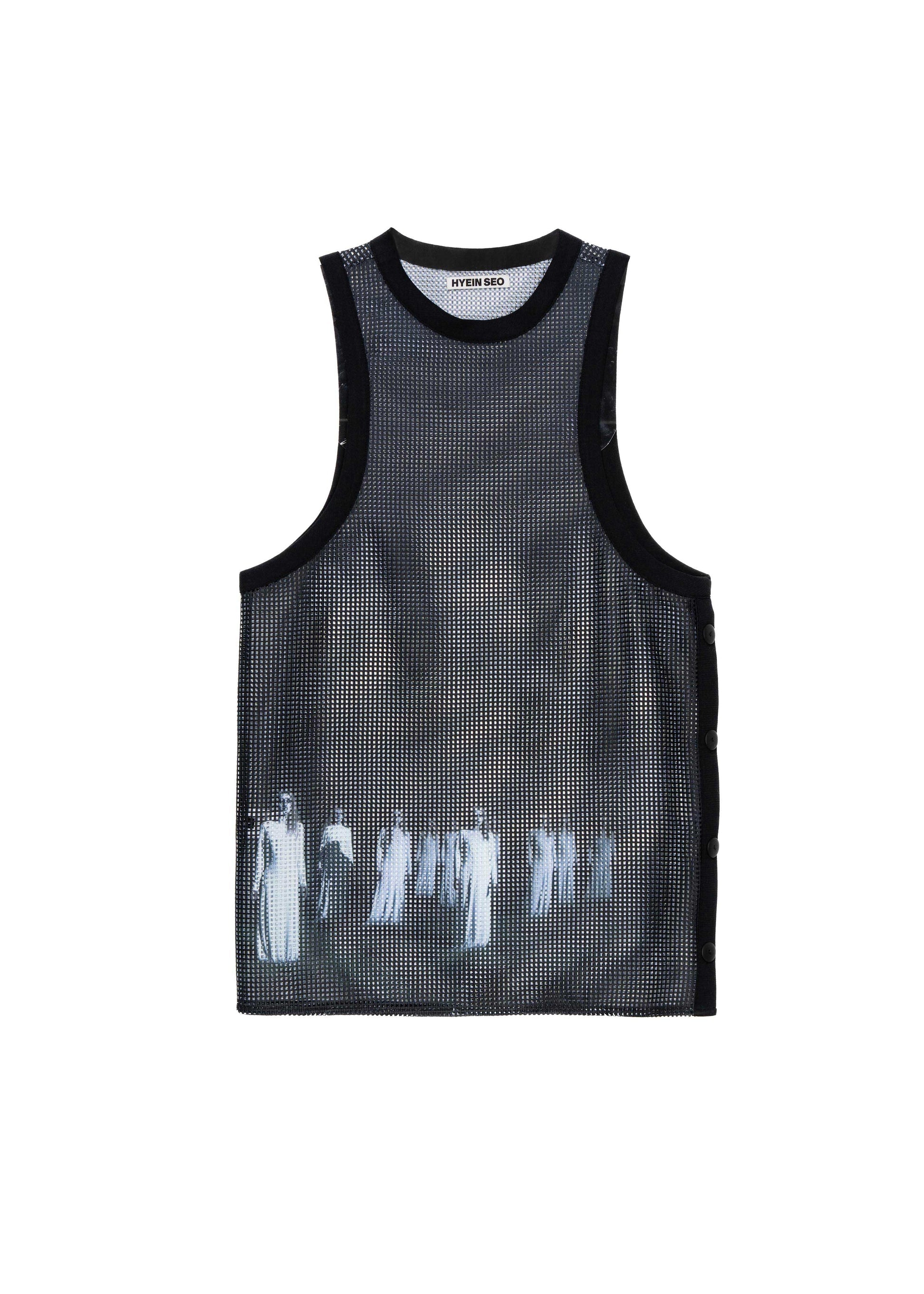 Hyein Seo - "JR" Mesh Sleeveless (Black) product image 9 | TRAB K-Fashion Australia