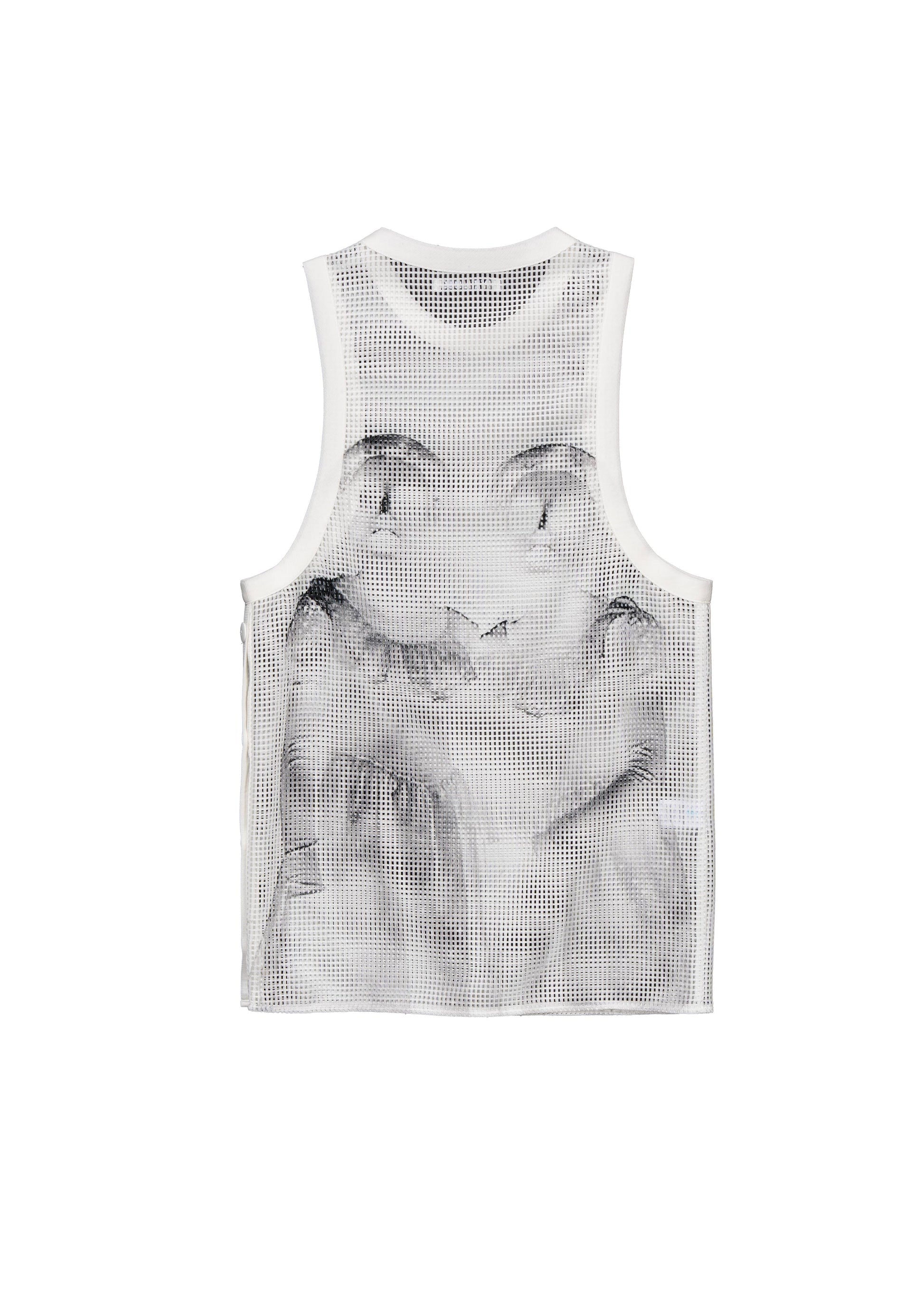 Hyein Seo - "JR" Mesh Sleeveless (White) product image 8 | TRAB K-Fashion Australia