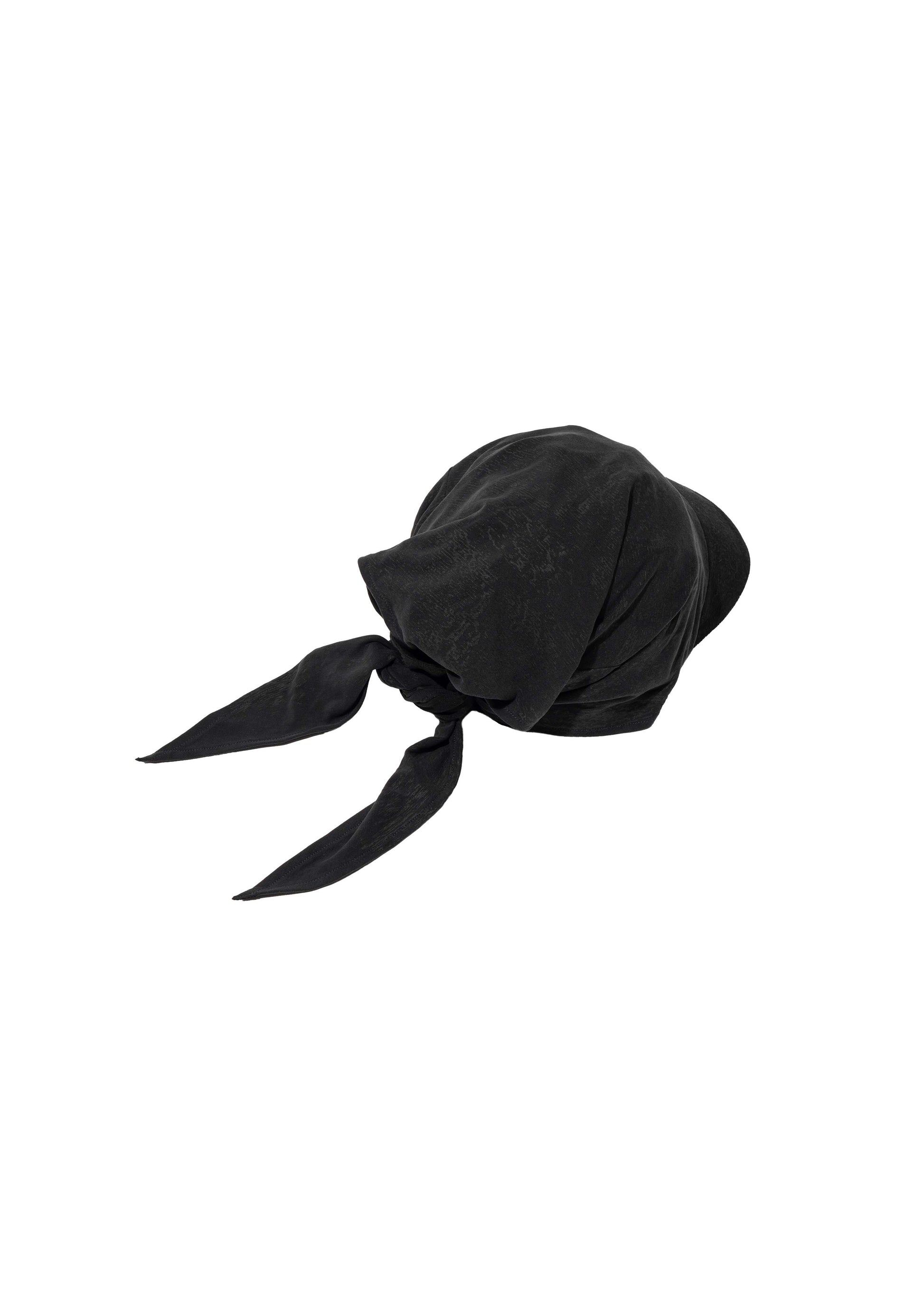 Hyein Seo - Layered Scarf Cap (Black) | TRAB K-Fashion Australia