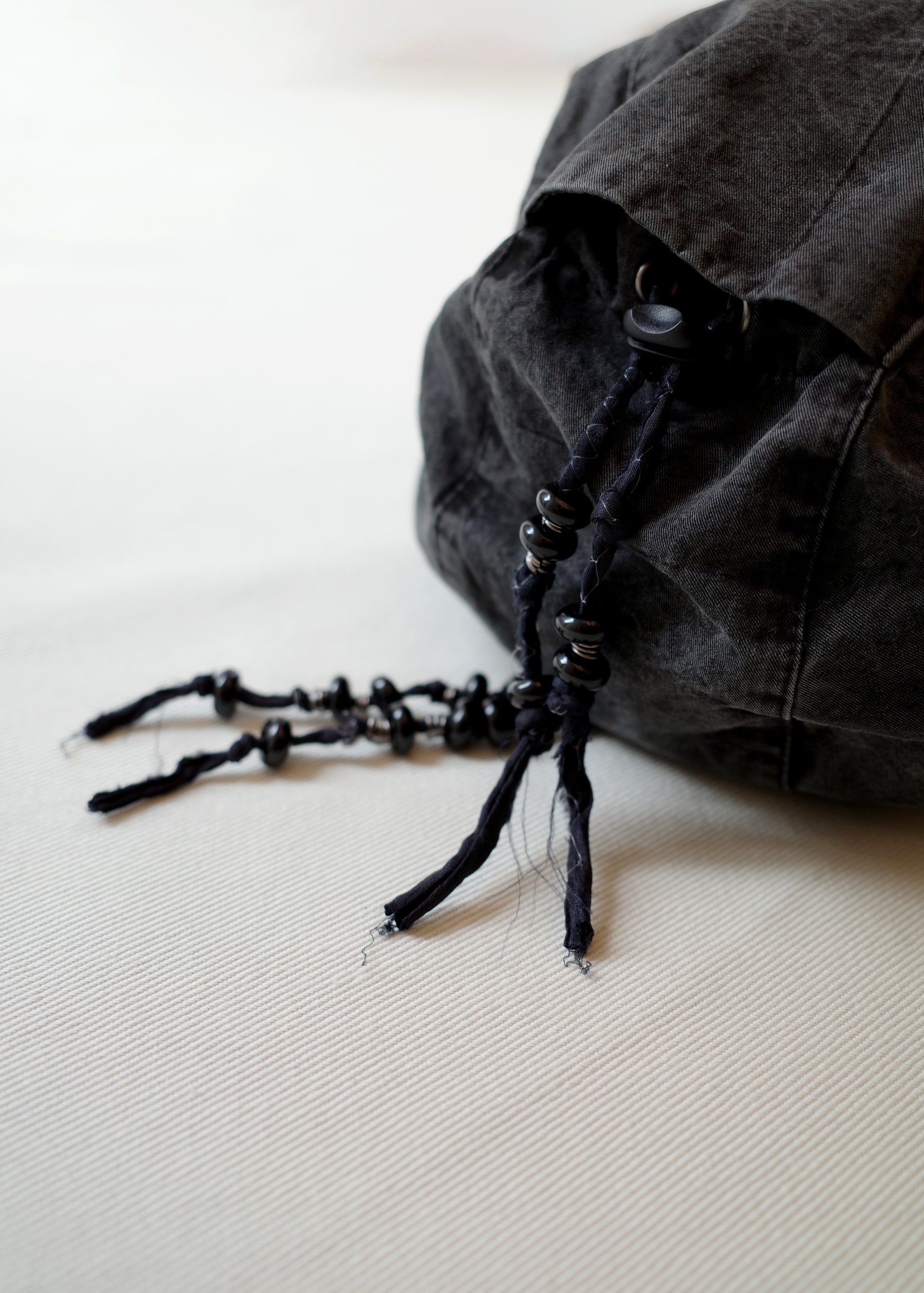 Hyein Seo - Washed Shirring Cap (Black) product image 6 | TRAB K-Fashion Australia