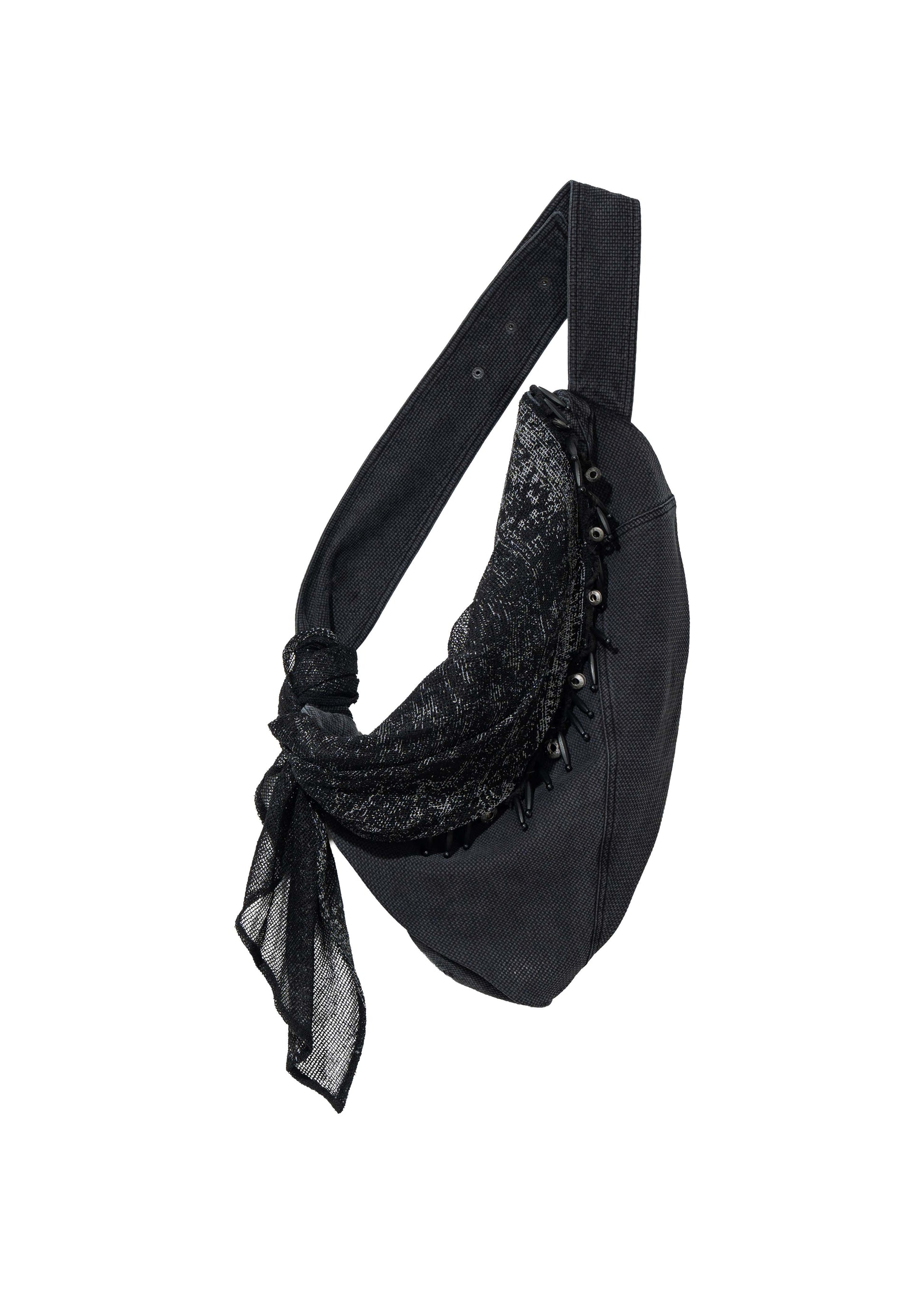Hyein Seo - Folded Scarf Bag (Midnight) product image 2 | TRAB K-Fashion Australia