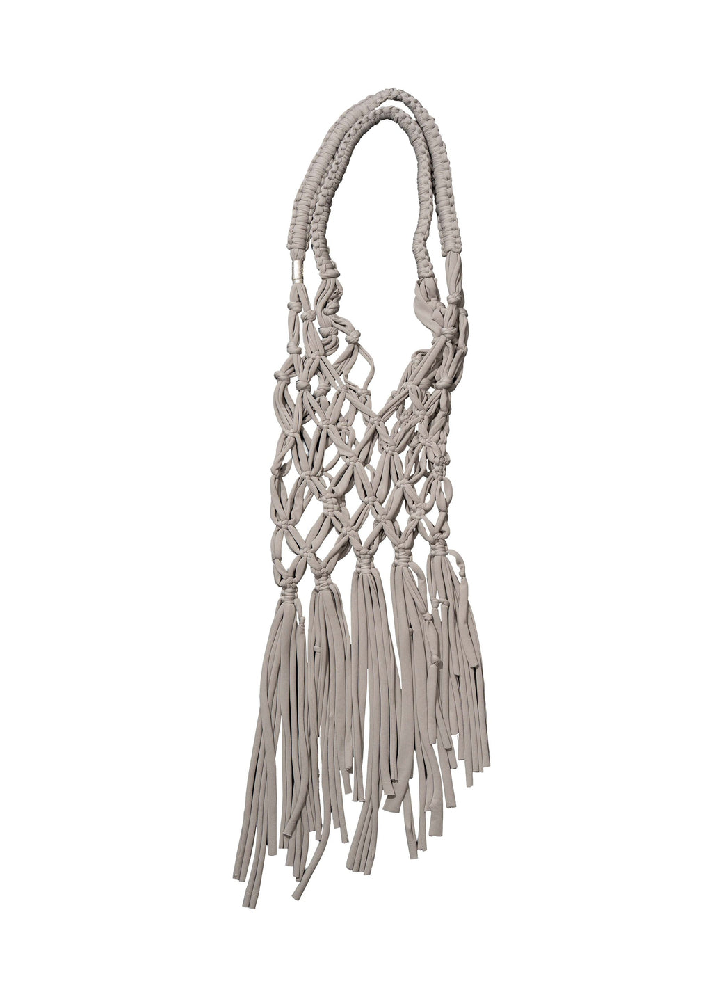 Hyein Seo - Macrame Shoulder Bag (Light Grey) product image 7 | TRAB K-Fashion Australia