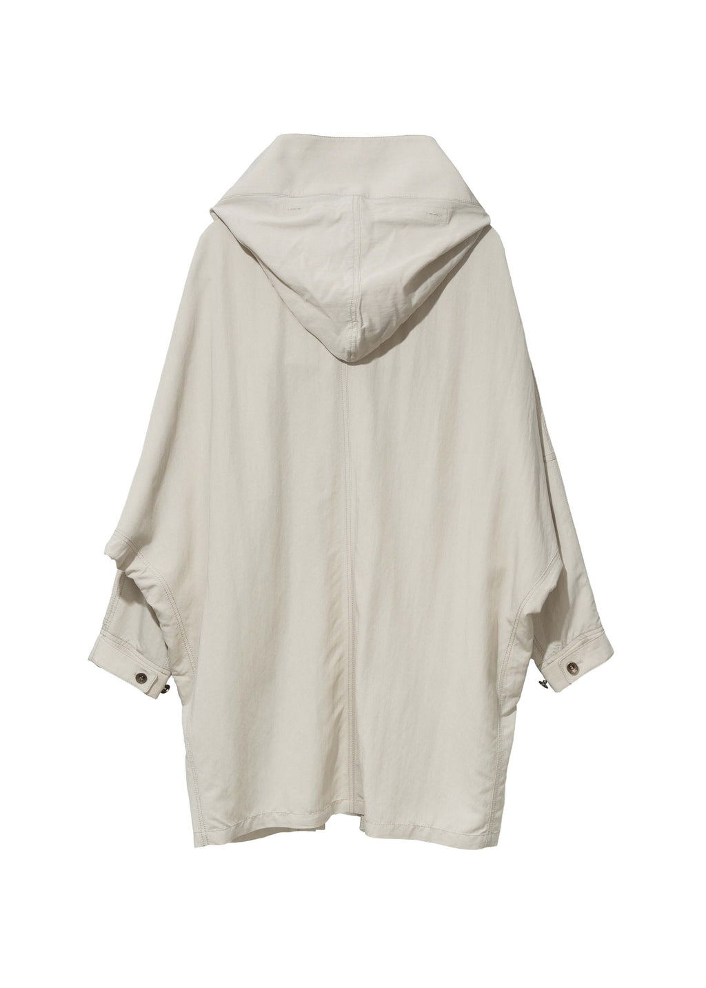 Hyein Seo - Hooded Coat w/ Graphic Muffler (Mist Grey) product image 2 | TRAB K-Fashion Australia