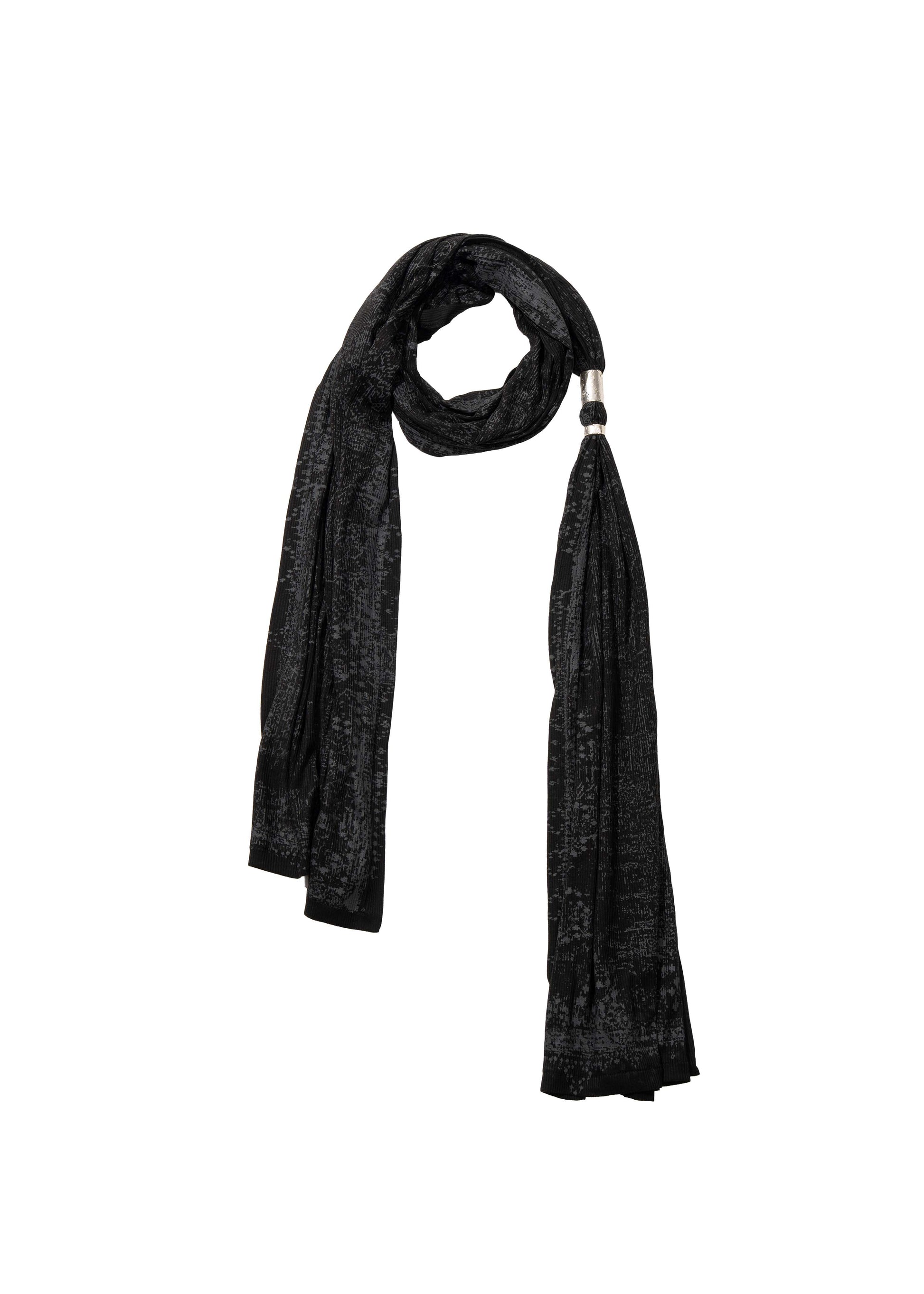 Hyein Seo - Hooded Coat w/ Graphic Muffler (Midnight) product image 8 | TRAB K-Fashion Australia