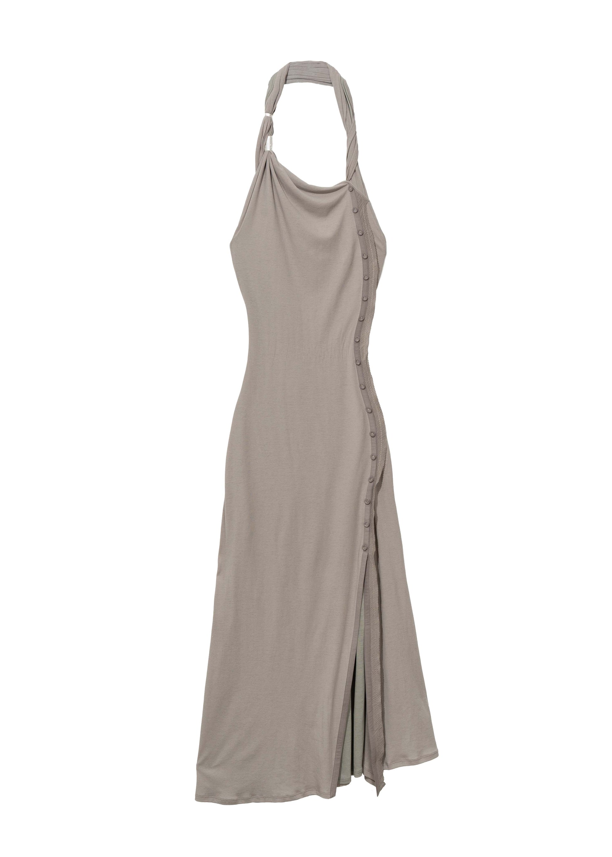 Hyein Seo - Knotted Halter Dress (Beige) product image 5 | TRAB K-Fashion Australia