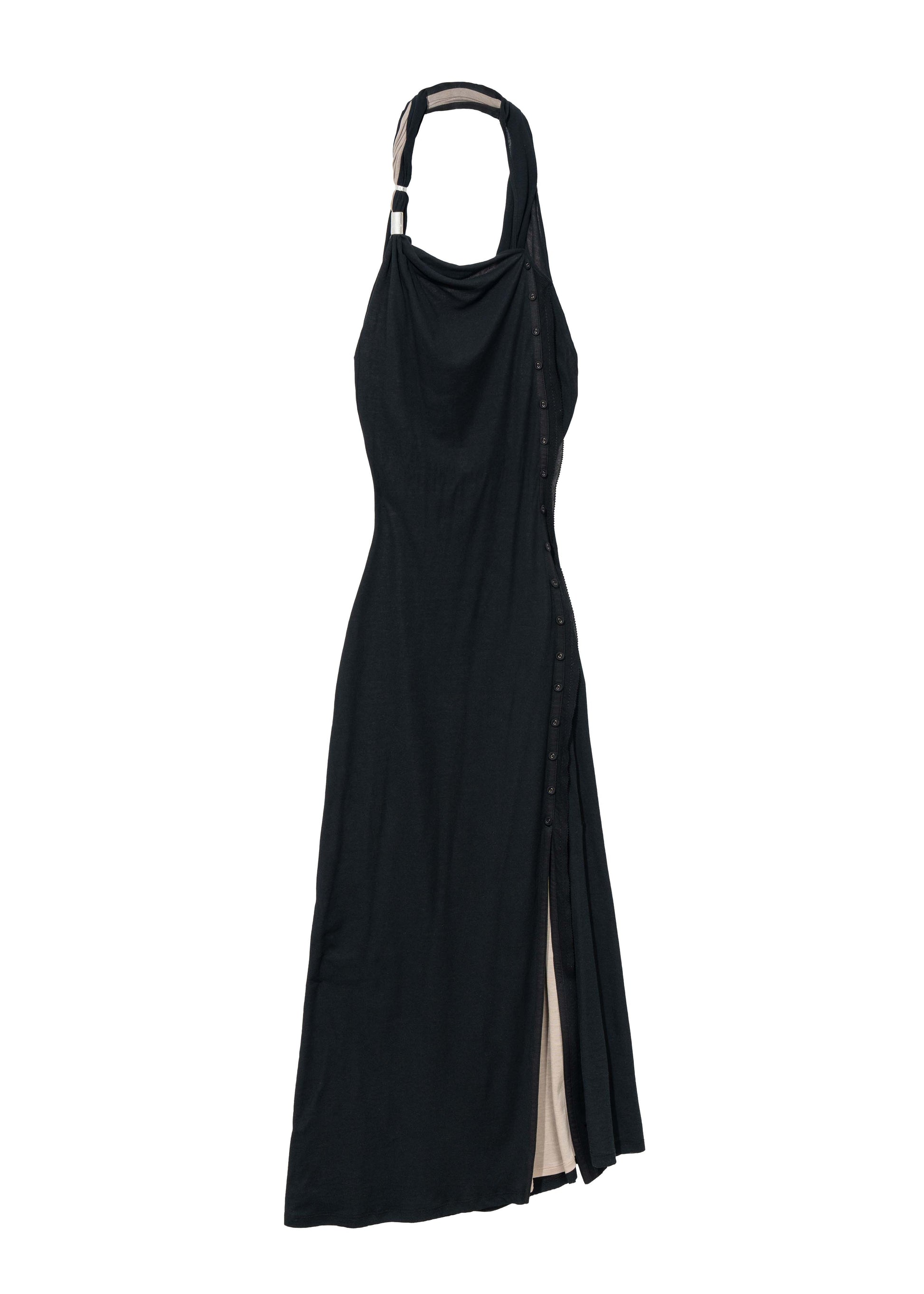 Hyein Seo - Knotted Halter Dress (Black) product image 4 | TRAB K-Fashion Australia