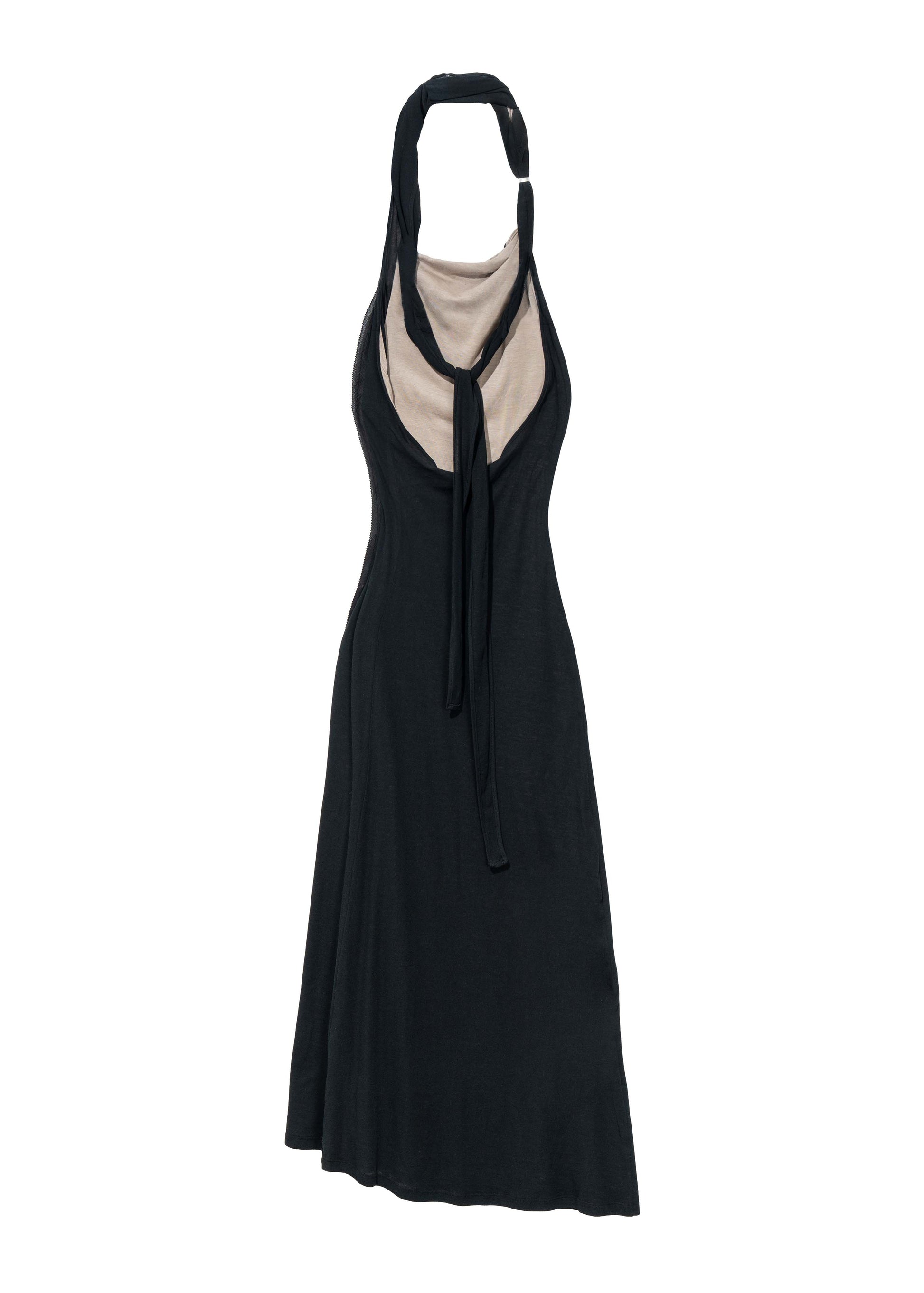 Hyein Seo - Knotted Halter Dress (Black) product image 5 | TRAB K-Fashion Australia