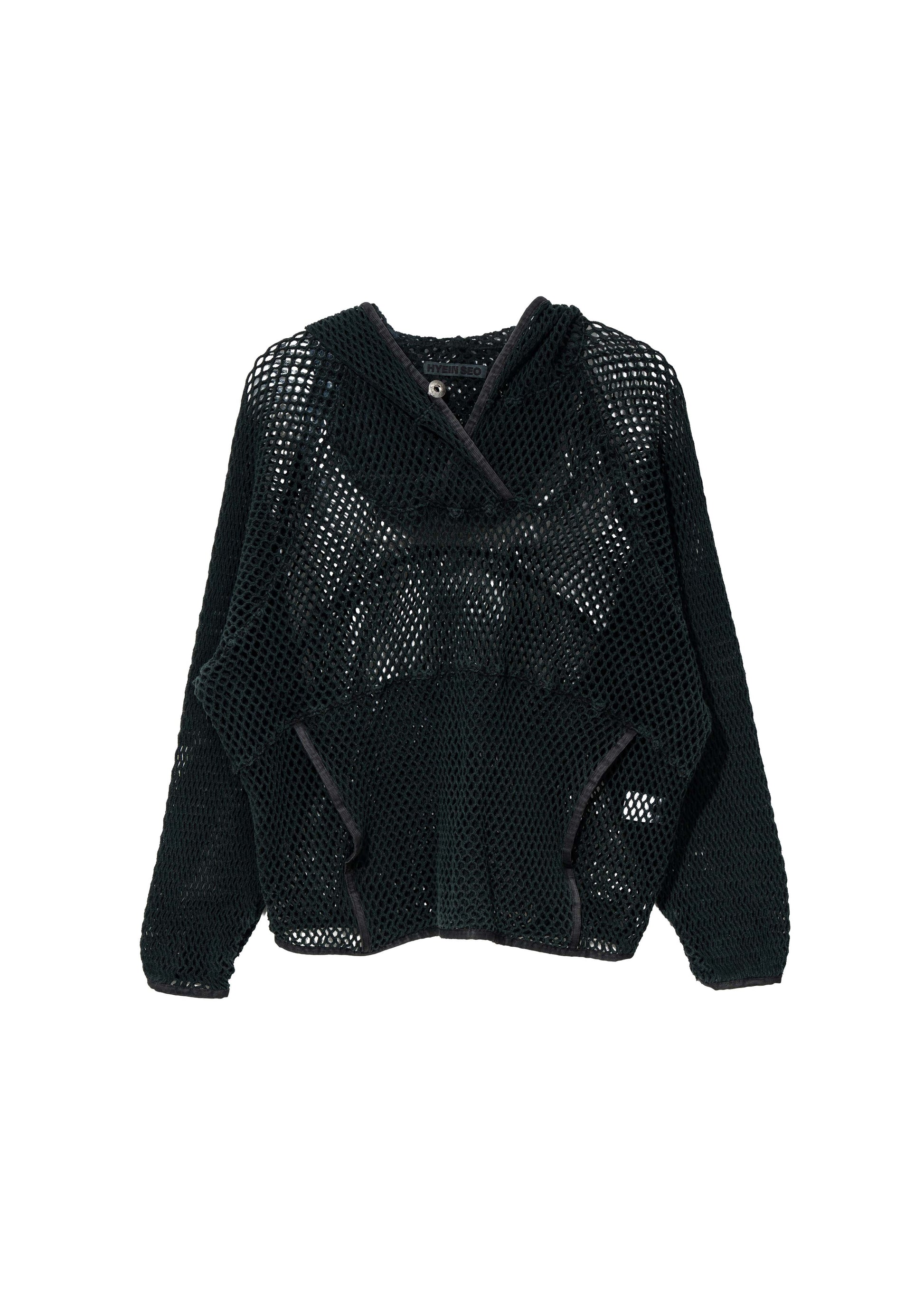 Hyein Seo - Washed Mesh Hoodie (Dark Green) product image 7 | TRAB K-Fashion Australia