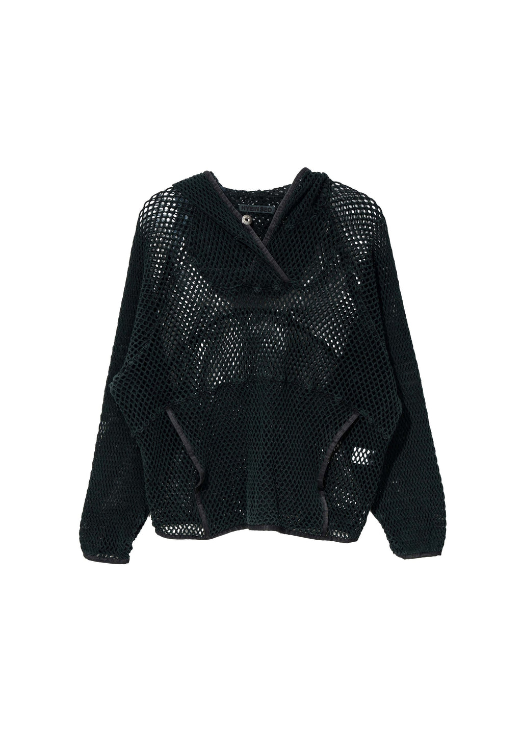 Hyein Seo - Washed Mesh Hoodie (Dark Green) product image 1 | TRAB K-Fashion Australia
