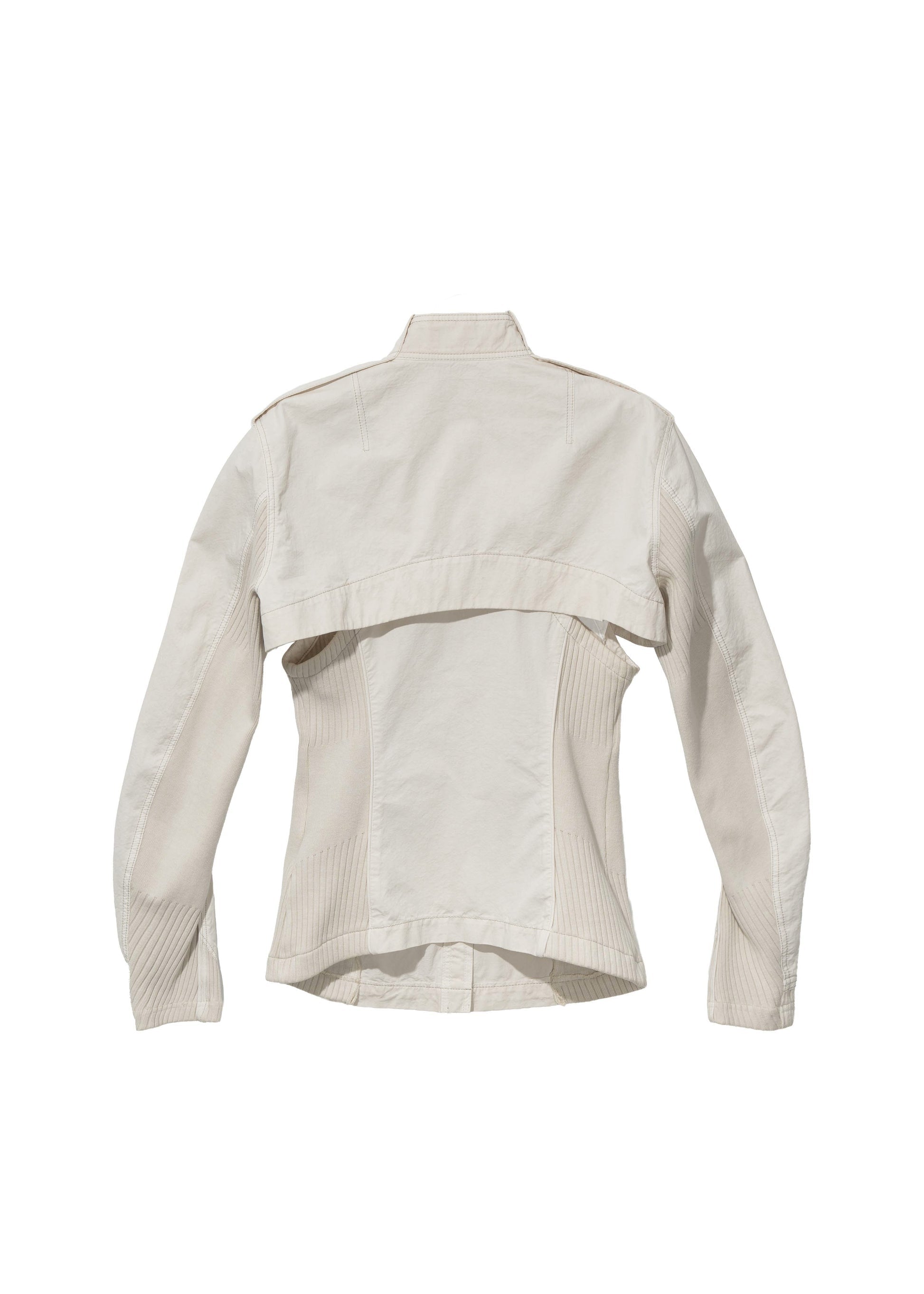 Hyein Seo - Double Layer Moto Jacket (Ivory) product image 10 | TRAB K-Fashion Australia