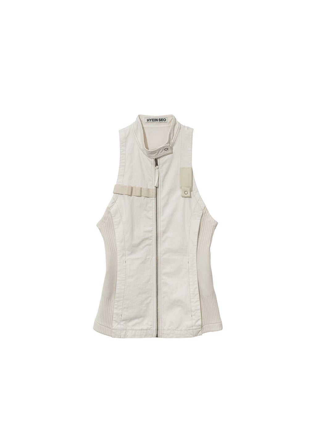 Hyein Seo - Double Layer Moto Jacket (Ivory) product image 11 | TRAB K-Fashion Australia