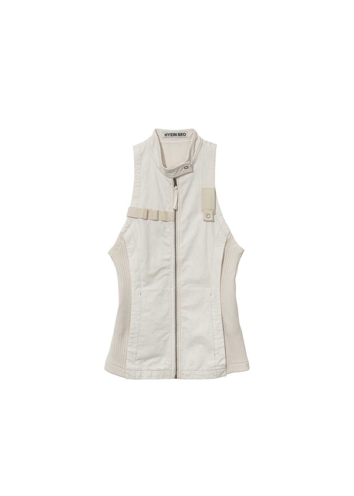 Hyein Seo - Double Layer Moto Jacket (Ivory) product image 3 | TRAB K-Fashion Australia