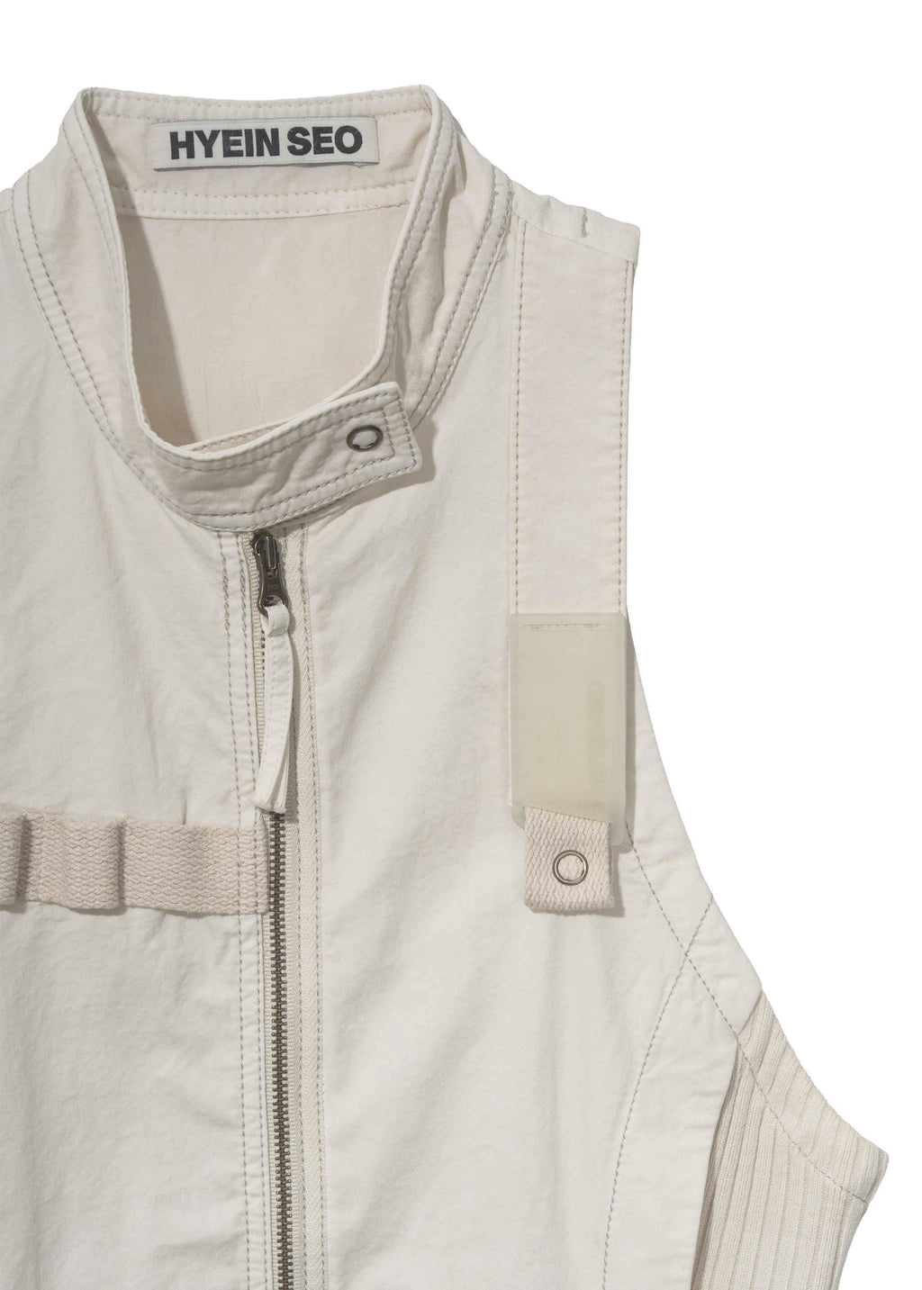 Hyein Seo - Double Layer Moto Jacket (Ivory) product image 13 | TRAB K-Fashion Australia