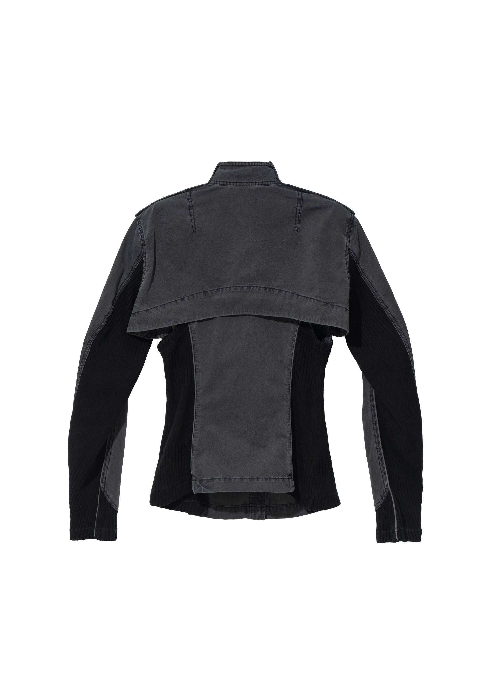 Hyein Seo - Double Layer Moto Jacket (Midnight) product image 8 | TRAB K-Fashion Australia