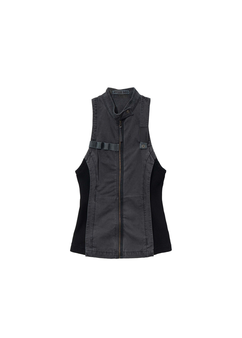 Hyein Seo - Double Layer Moto Jacket (Midnight) product image 3 | TRAB K-Fashion Australia
