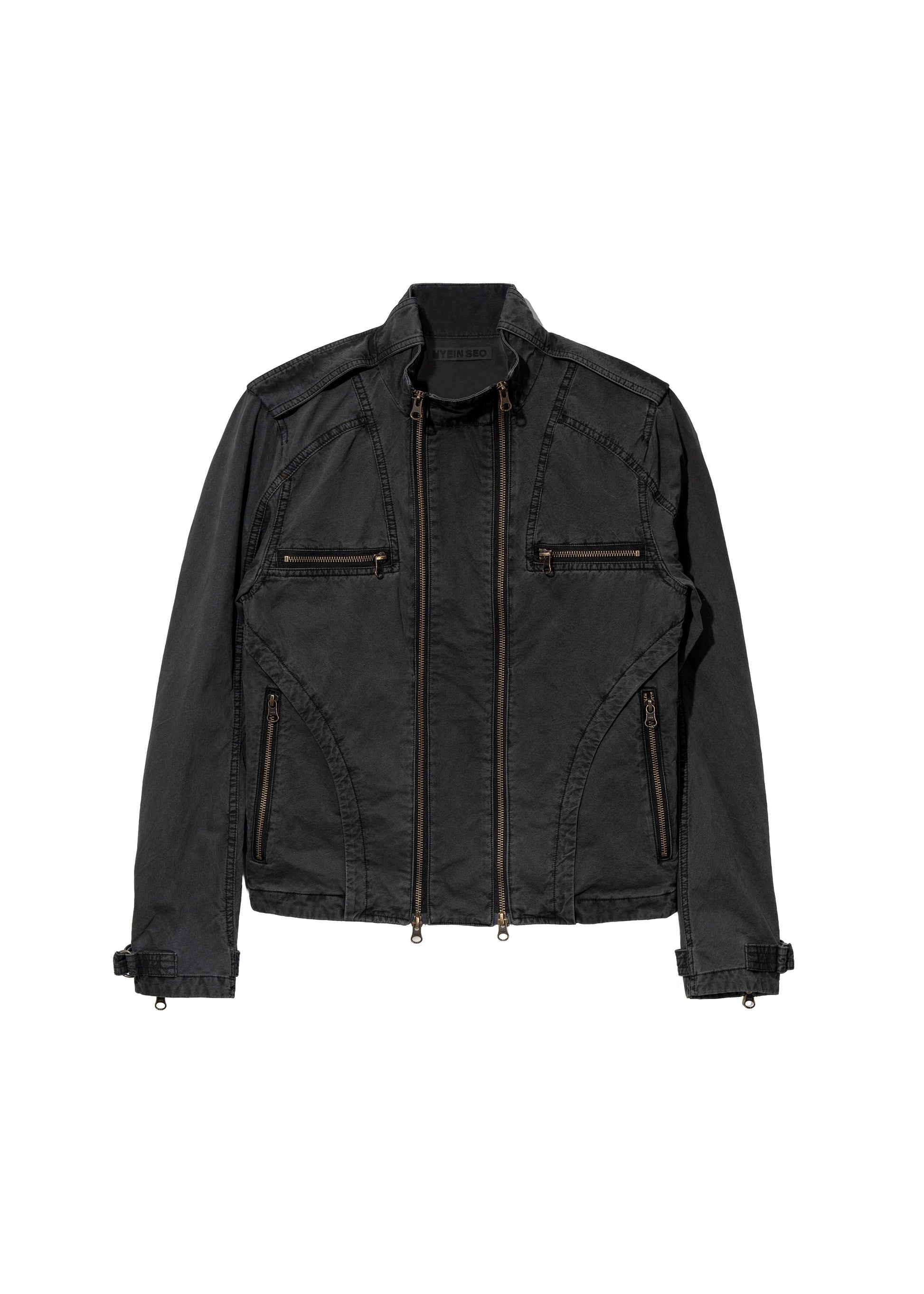 Hyein Seo - Washed Rider Jacket (Midnight) product image 1 | TRAB K-Fashion Australia
