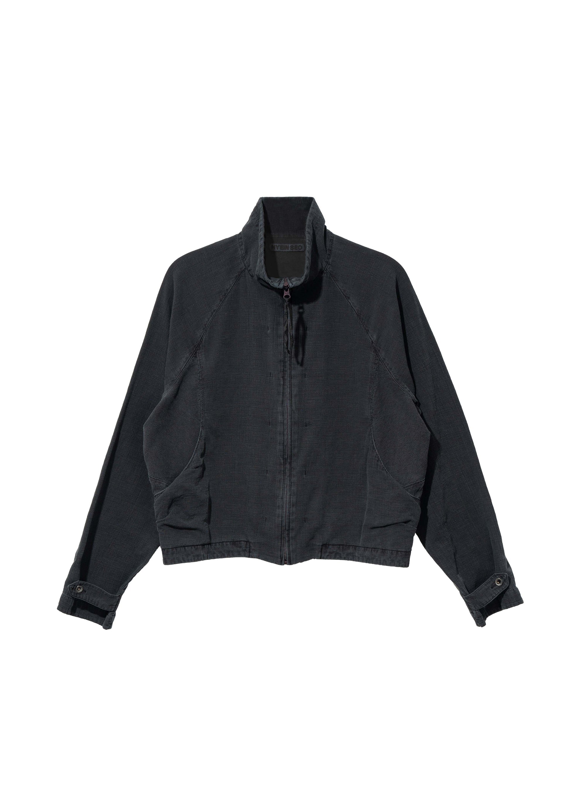Hyein Seo - Trim Zip-up (Dark Grey) product image 4 | TRAB K-Fashion Australia