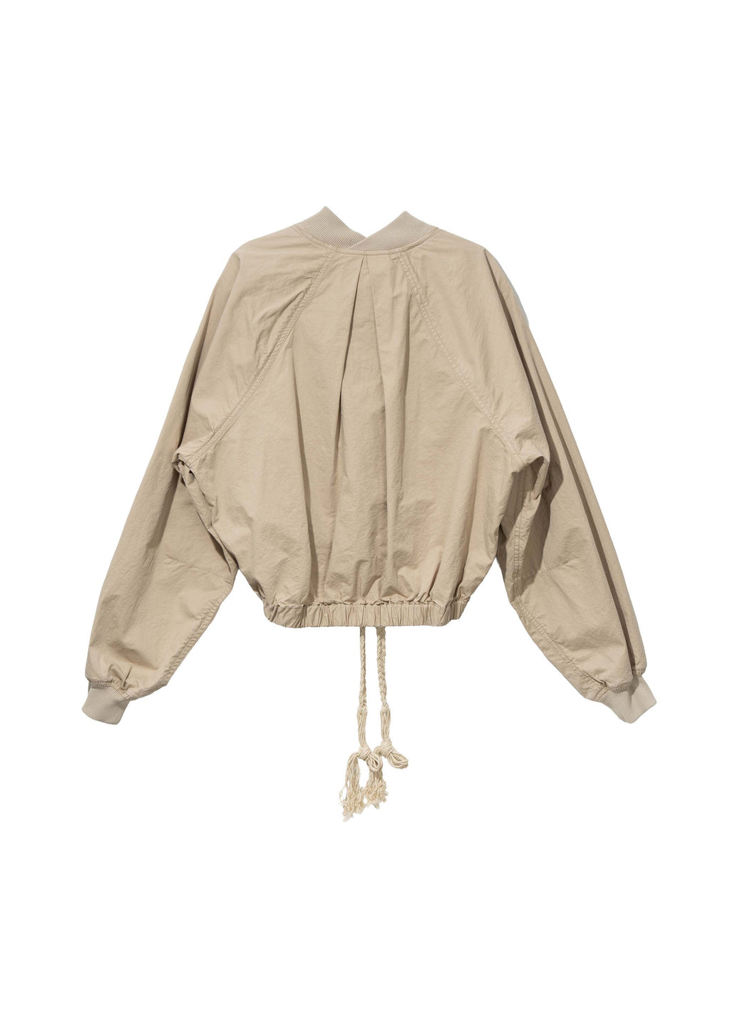 Hyein Seo - Cotton Bolero Jacket w/ Hoodie (Beige) product image 9 | TRAB K-Fashion Australia