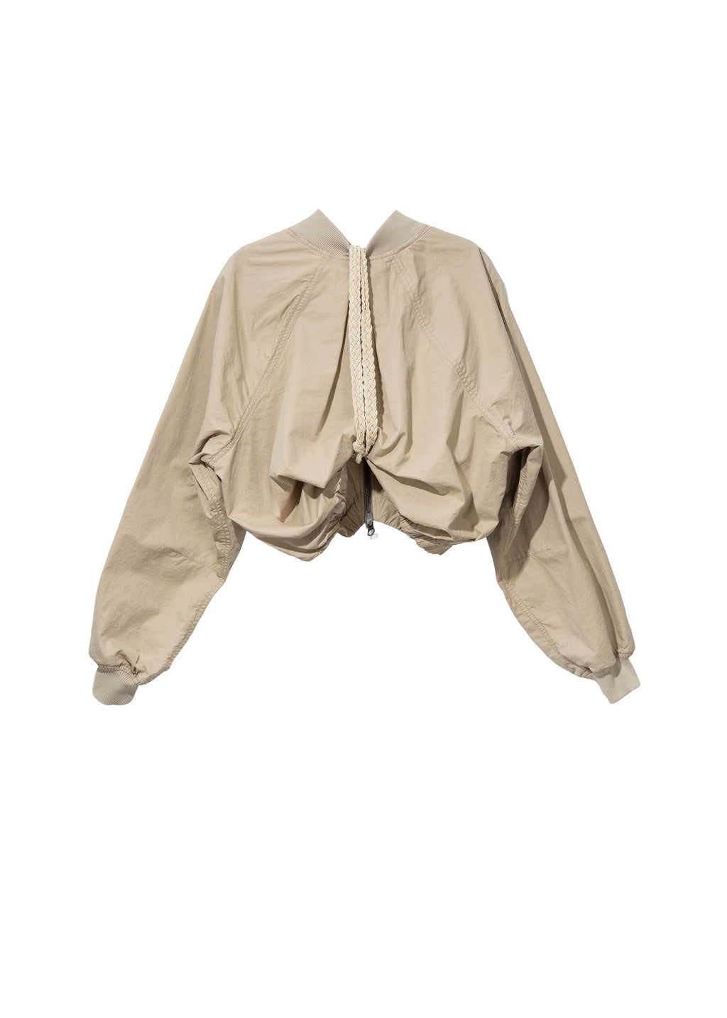 Hyein Seo - Cotton Bolero Jacket w/ Hoodie (Beige) product image 10 | TRAB K-Fashion Australia