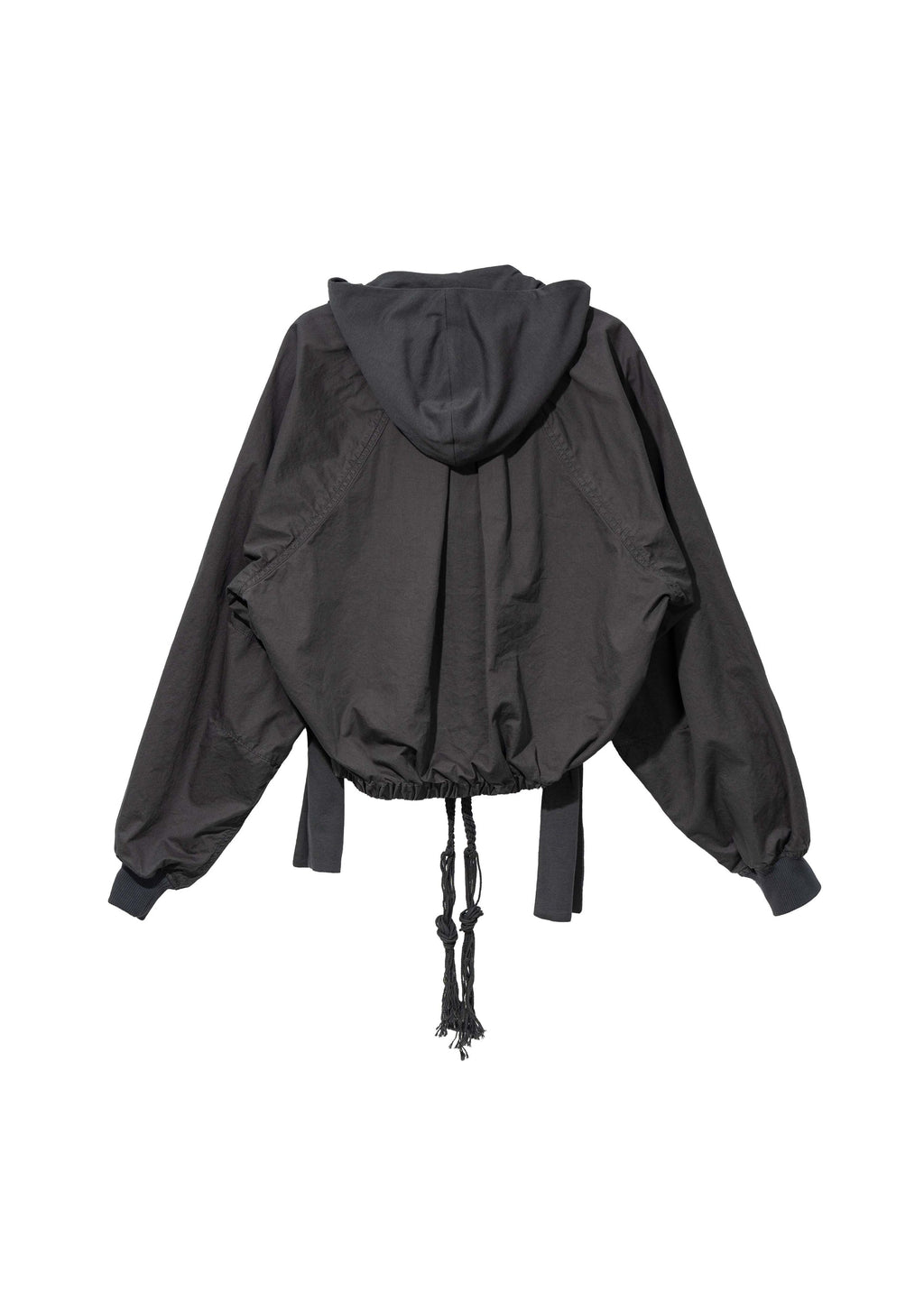 Hyein Seo - Cotton Bolero Jacket w/ Hoodie (Charcoal) product image 8 | TRAB K-Fashion Australia