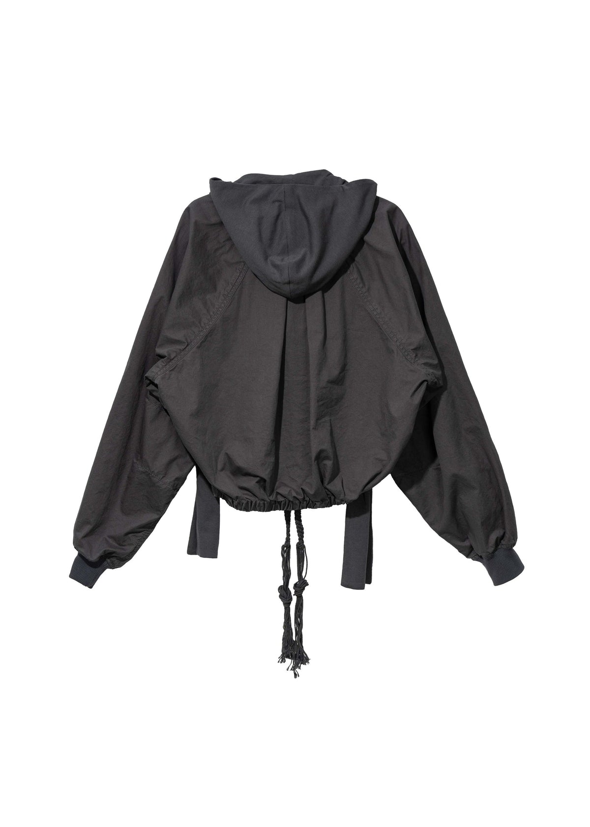 Hyein Seo - Cotton Bolero Jacket w/ Hoodie (Charcoal) product image 2 | TRAB K-Fashion Australia