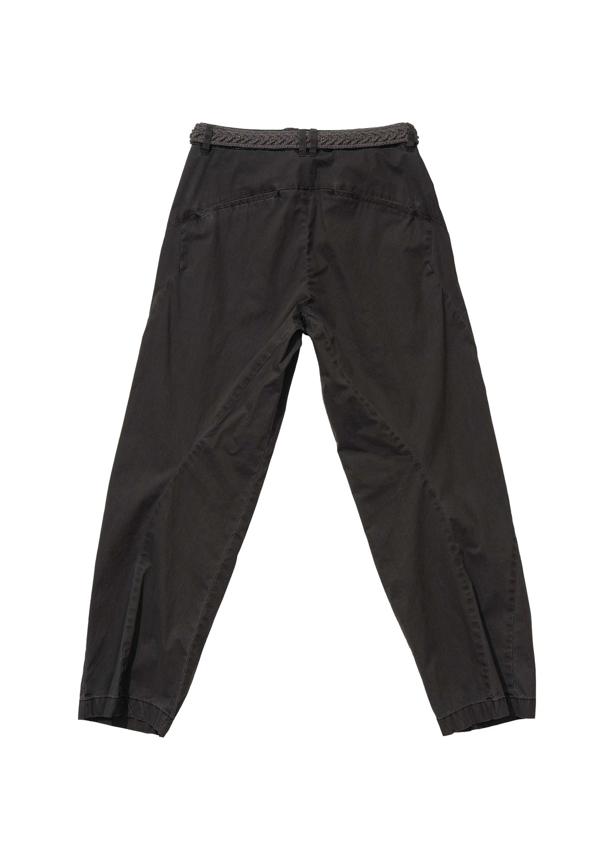 Hyein Seo - Bent Trouser w/ Knitted Belt (Charcoal) product image 2 | TRAB K-Fashion Australia
