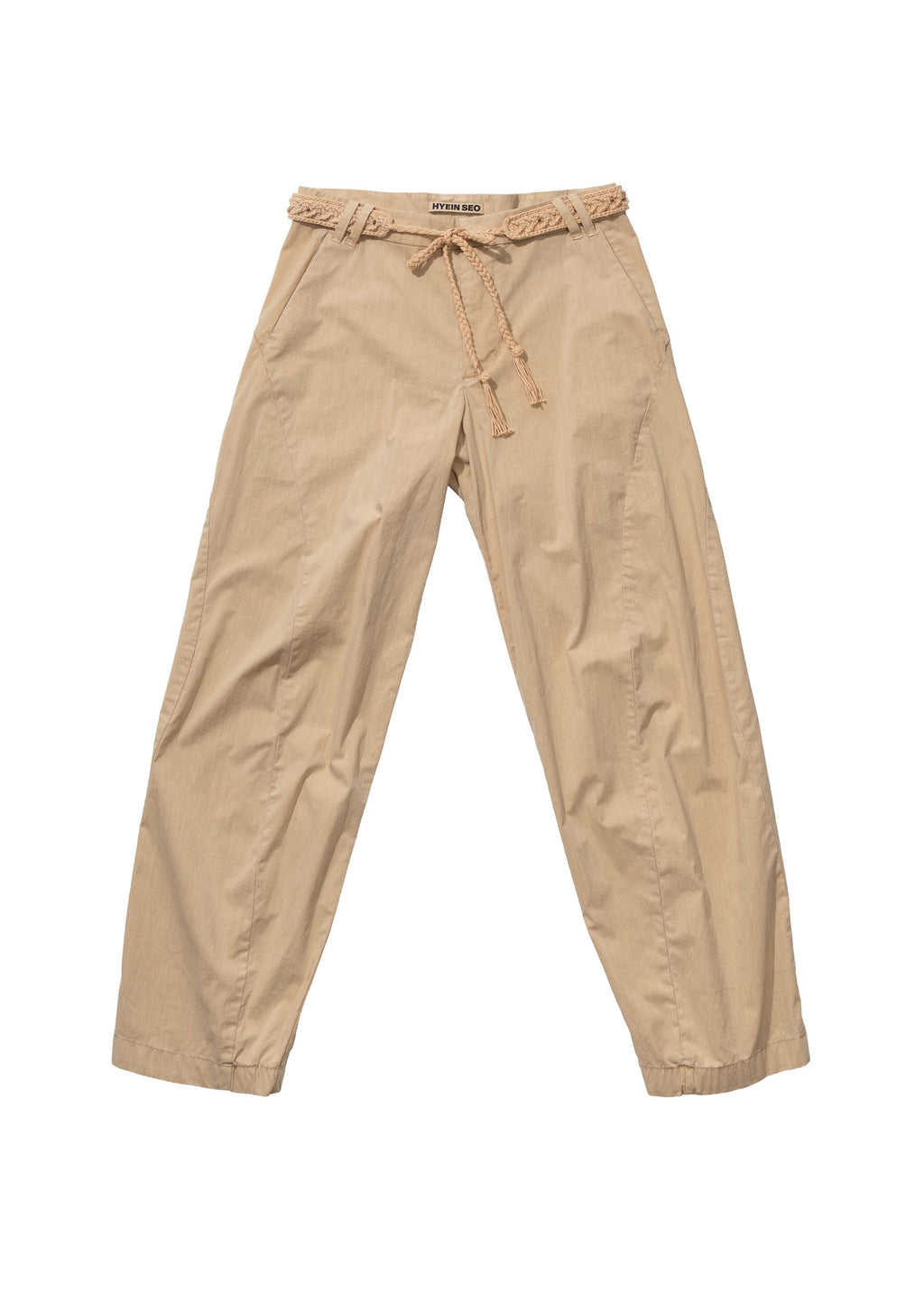 Hyein Seo - Bent Trouser w/ Knitted Belt (Sand) product image 5 | TRAB K-Fashion Australia