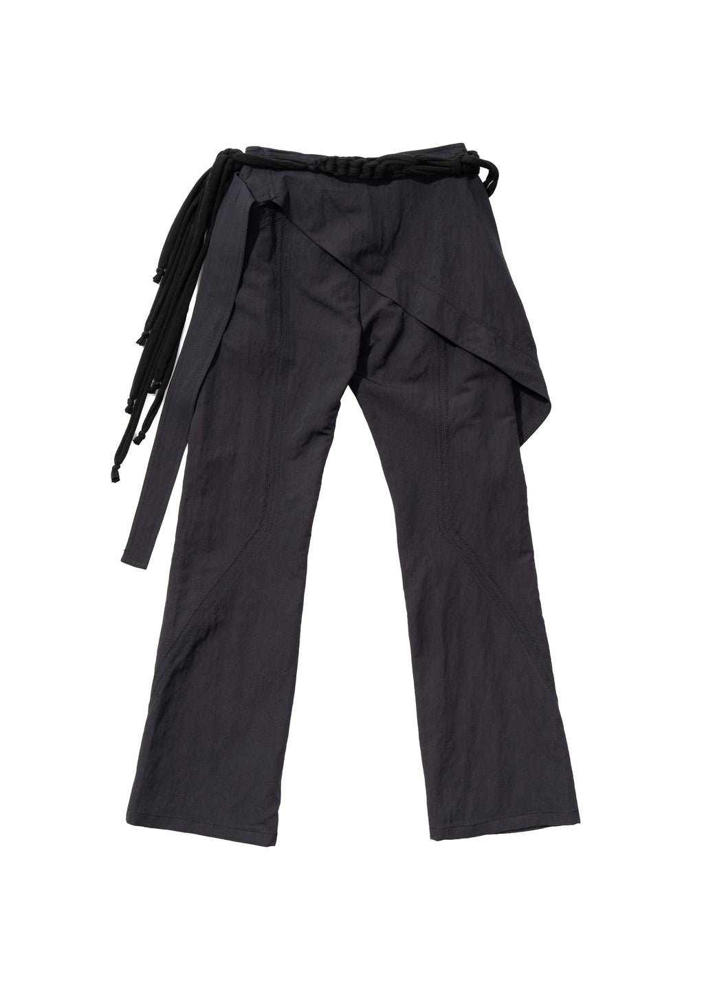 Hyein Seo - Wrap Pants w/ Macrame Belt (Midnight) product image 8 | TRAB K-Fashion Australia