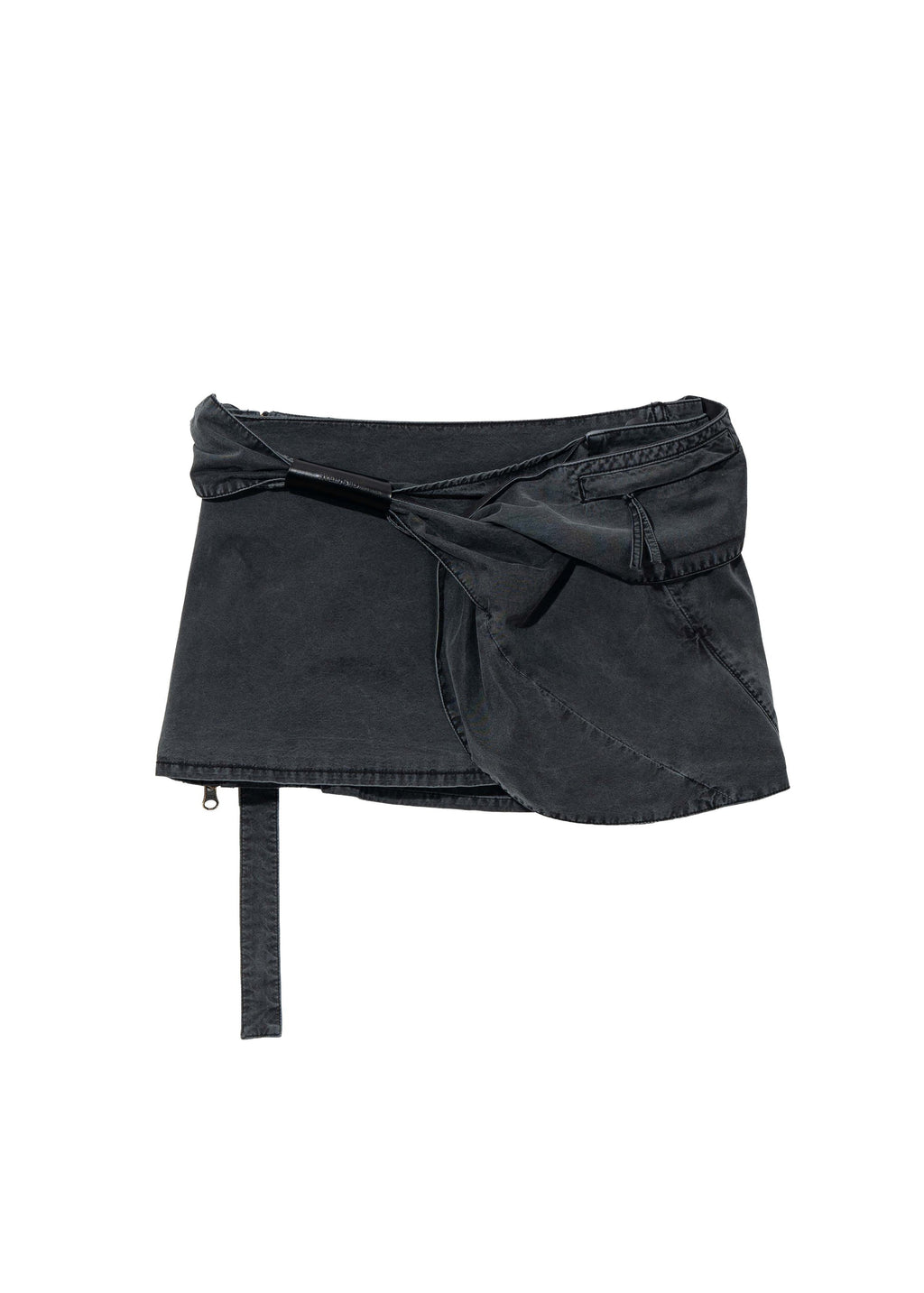 Hyein Seo - Knotted Mini Skirt (Black) product image 9 | TRAB K-Fashion Australia