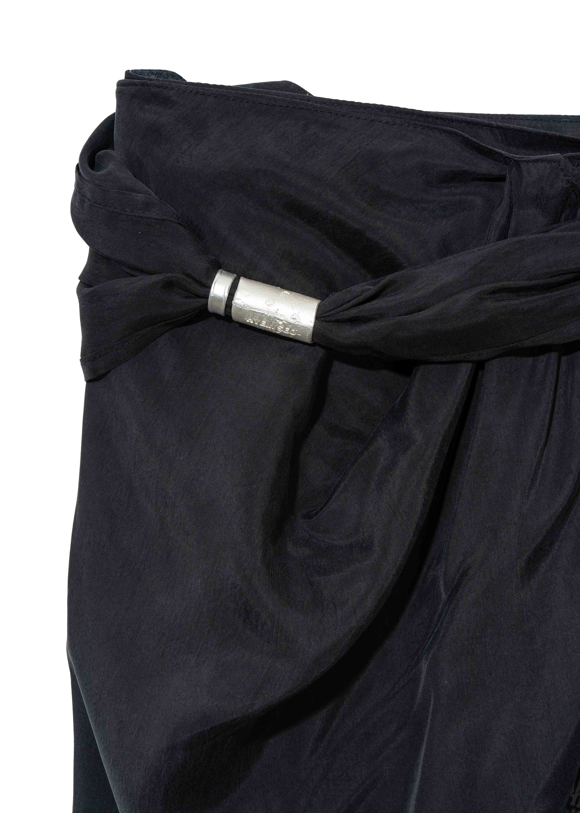 Hyein Seo - Draped Skirt (Black) product image 6 | TRAB K-Fashion Australia