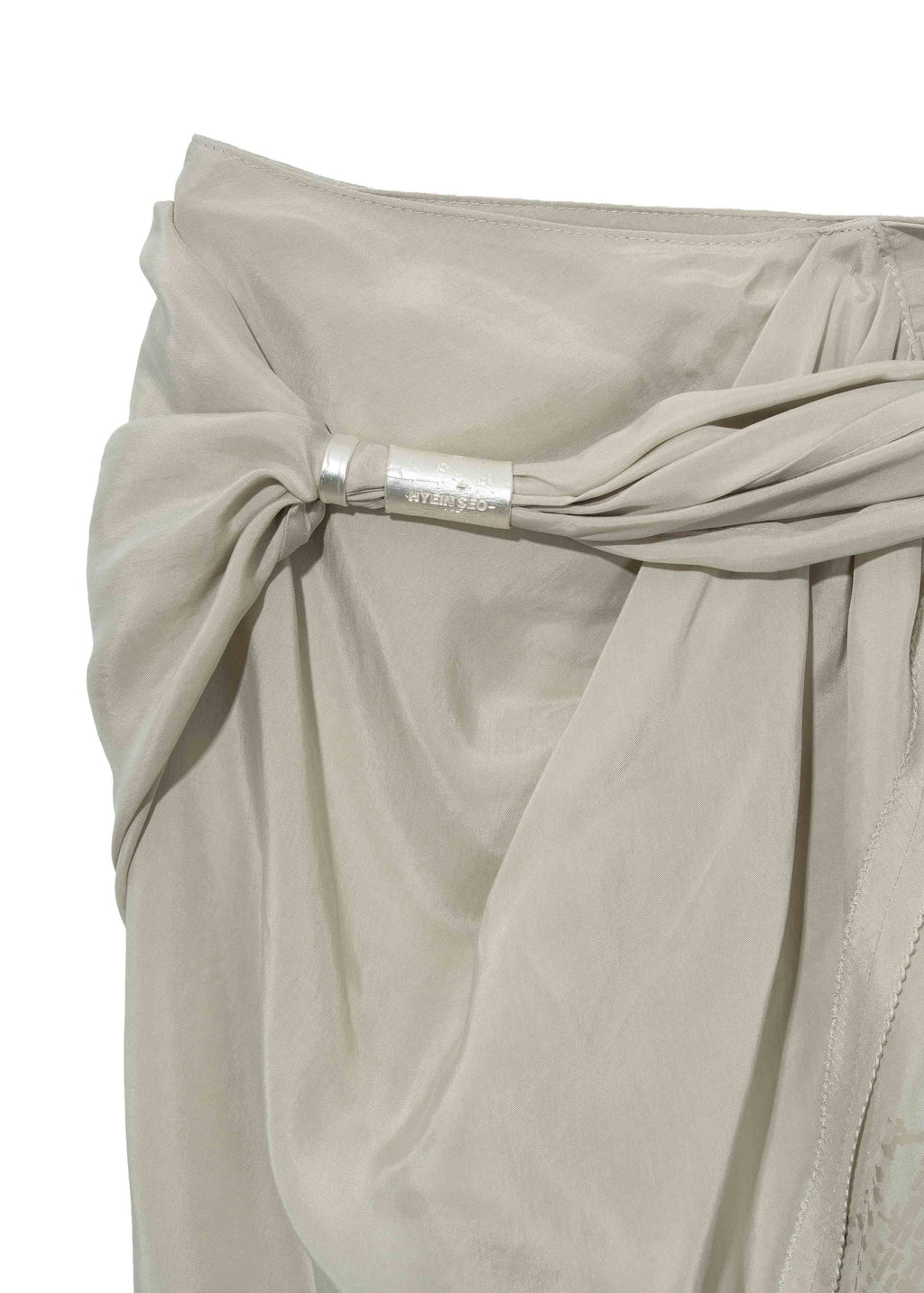 Hyein Seo - Draped Skirt (Mist Grey) product image 8 | TRAB K-Fashion Australia