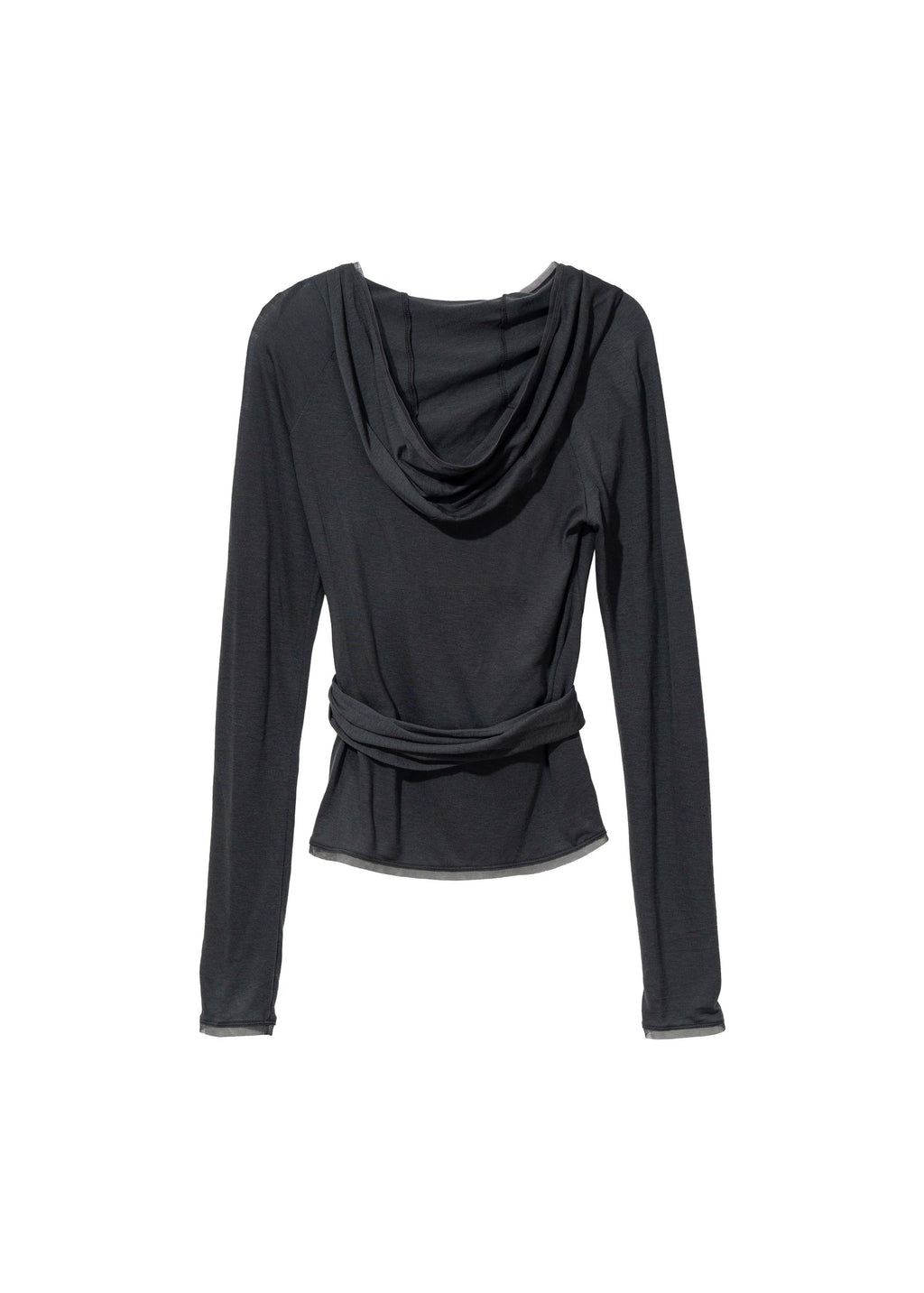 Hyein Seo - Hooded Knot L/S (Charcoal) product image 6 | TRAB K-Fashion Australia