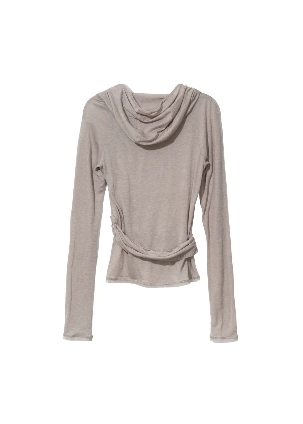Hyein Seo - Hooded Knot L/S (Warm Grey) product image 6 | TRAB K-Fashion Australia