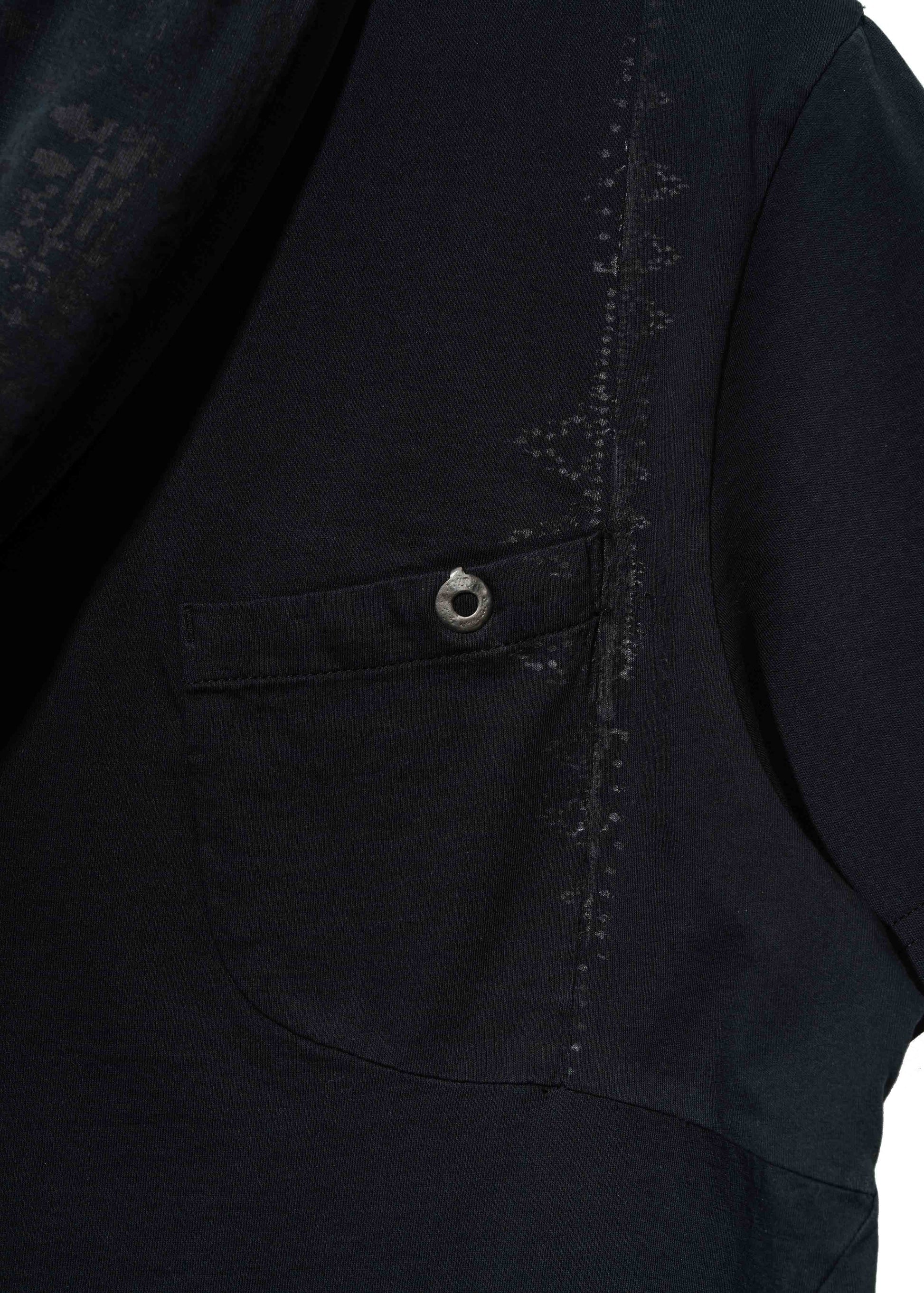 Hyein Seo - Basic T-shirt w/ Graphic Scarf (Black) product image 9 | TRAB K-Fashion Australia