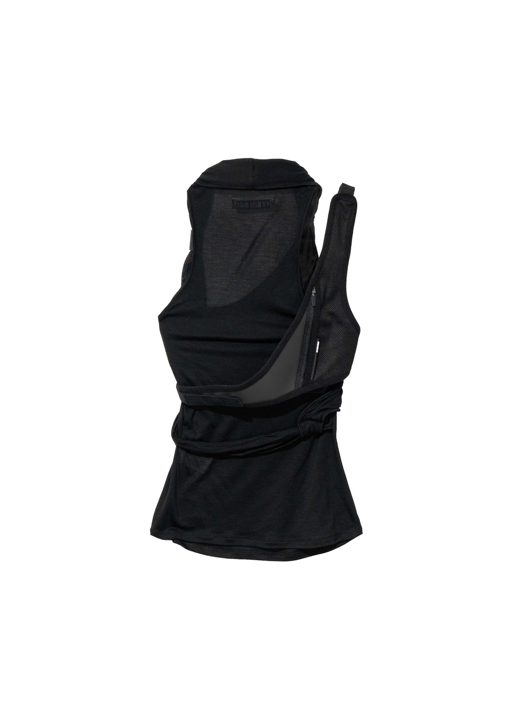Hyein Seo - Sleeveless Knot Top w/ Back Strap (Black) product image 5 | TRAB K-Fashion Australia