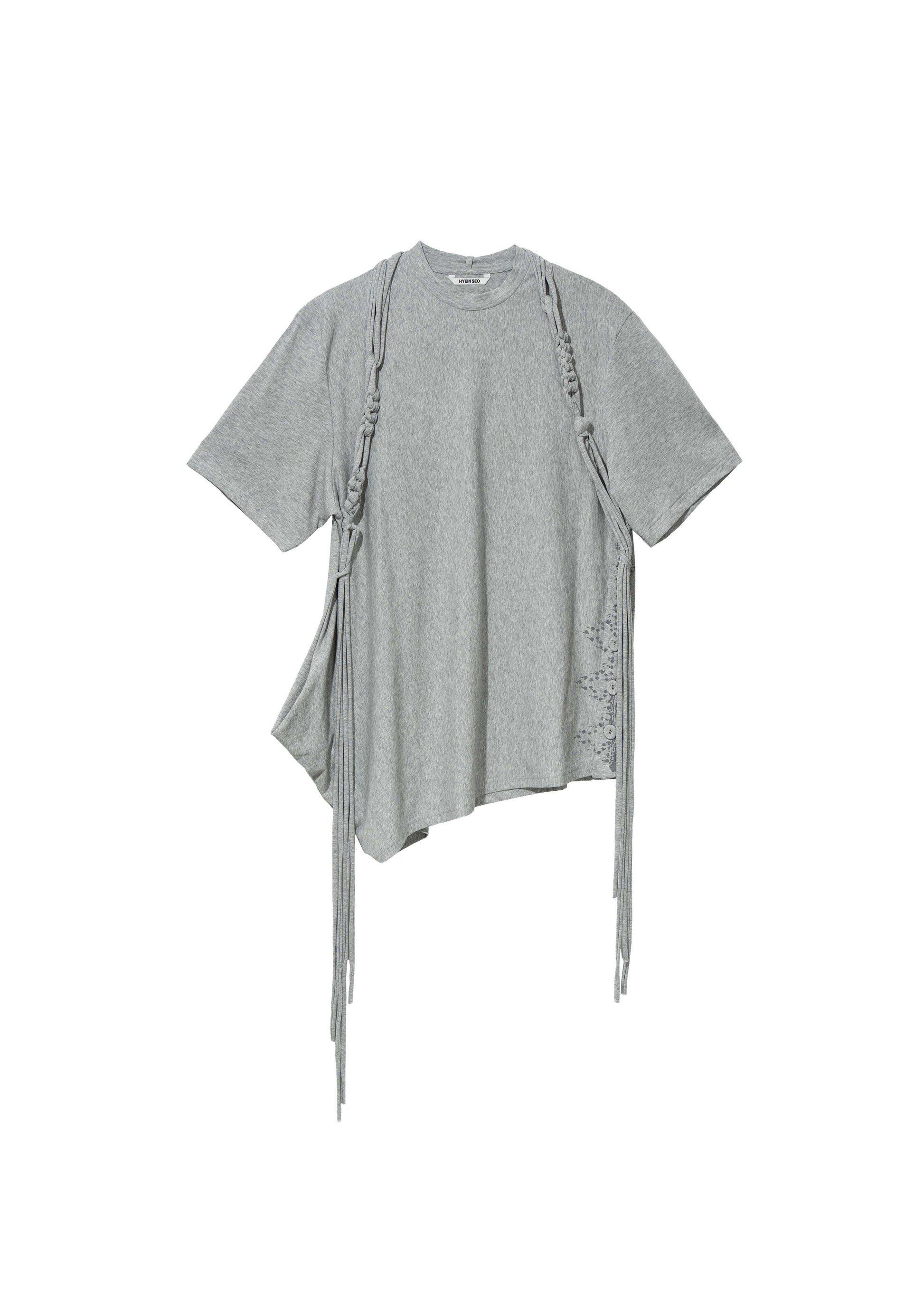 Hyein Seo - Macrame Backstrap Top (Grey) product image 5 | TRAB K-Fashion Australia