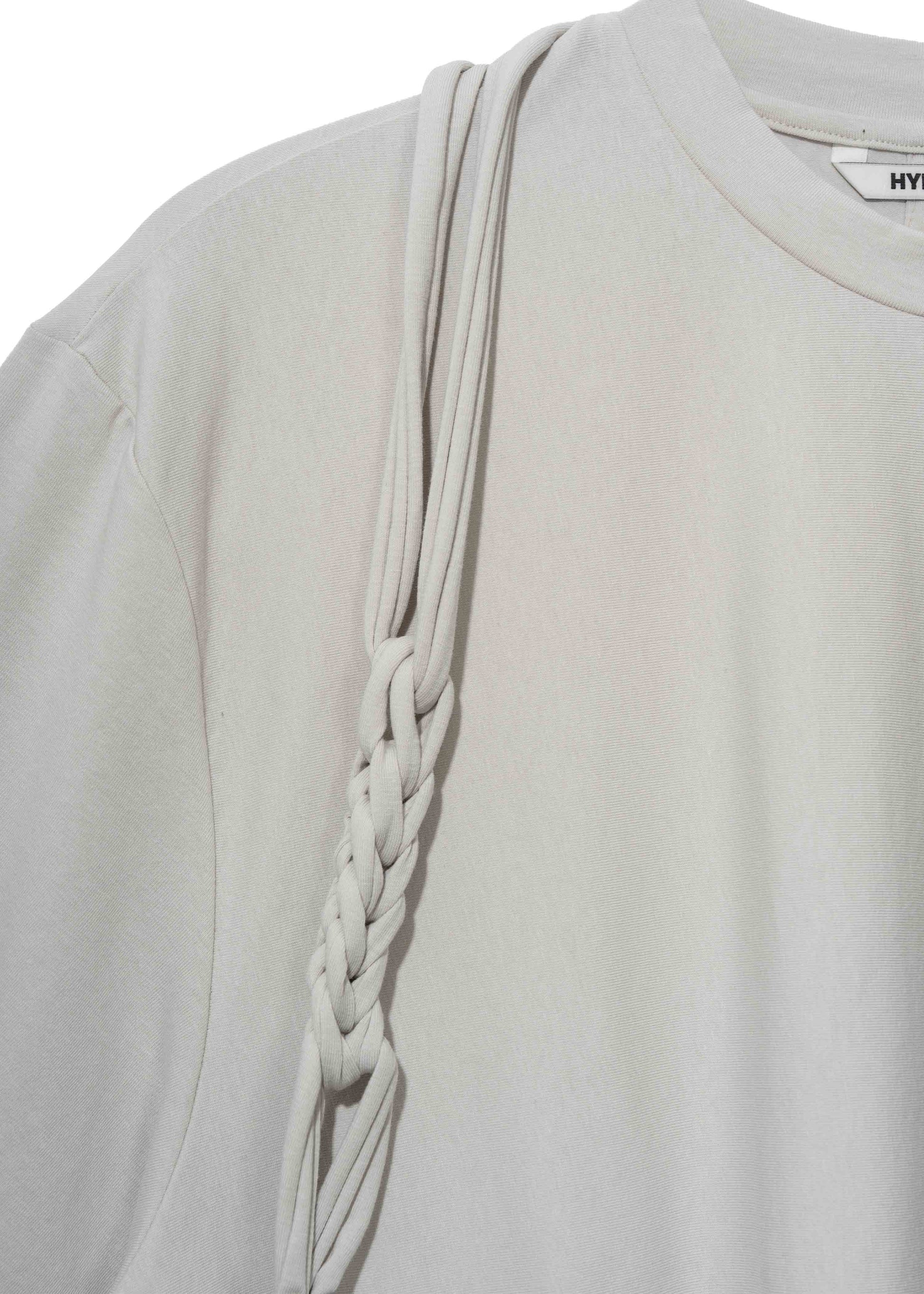 Hyein Seo - Macrame Backstrap Top (Mist Grey) product image 16 | TRAB K-Fashion Australia