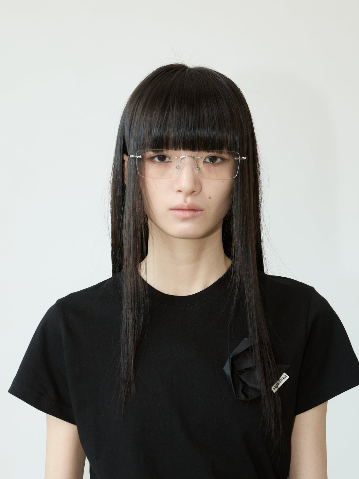 Kimhe Kim - Frameless Glasses (Silver) product image 1 | TRAB K-Fashion Australia